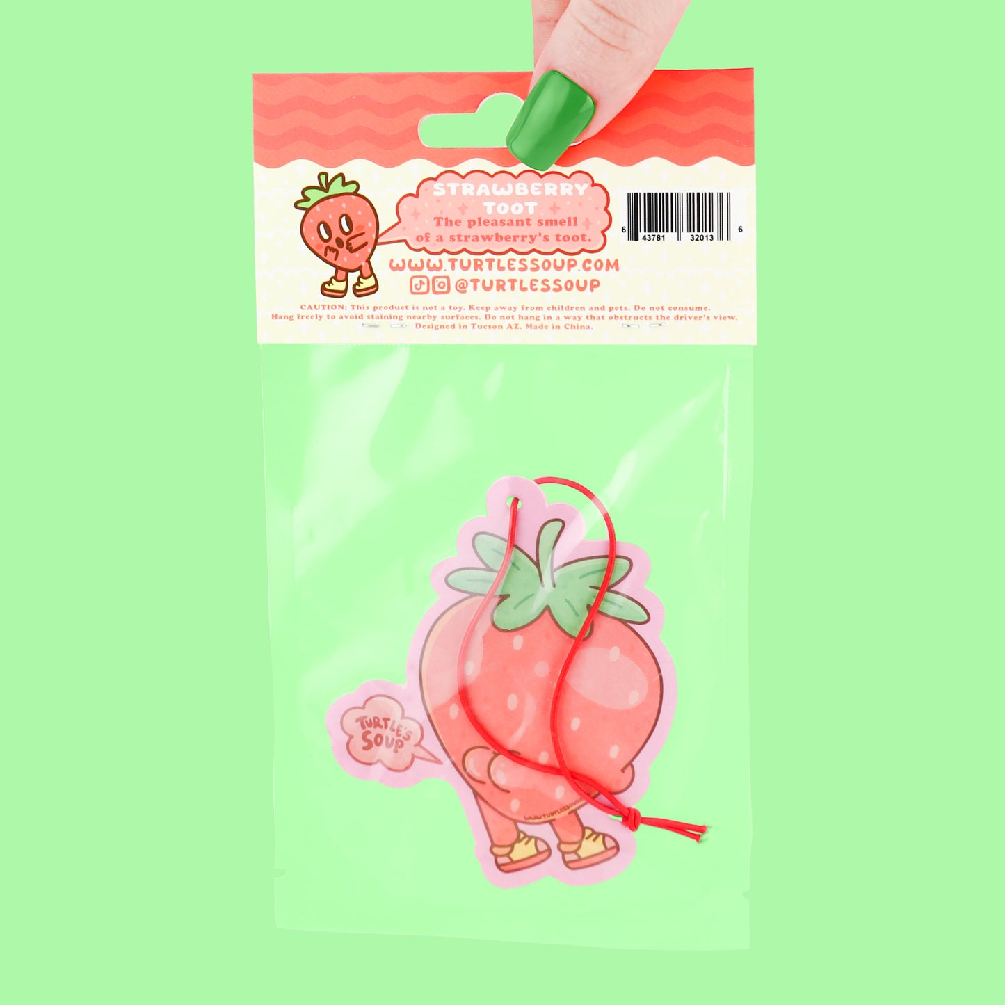 Strawberry Toot Fresh Strawberries Scented Air Freshener