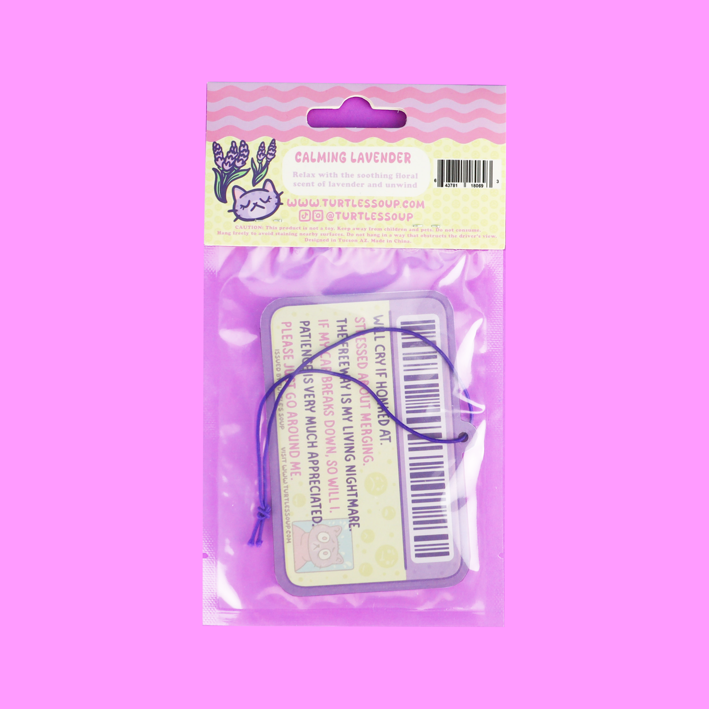 Nervous Driver Scented Air Freshener