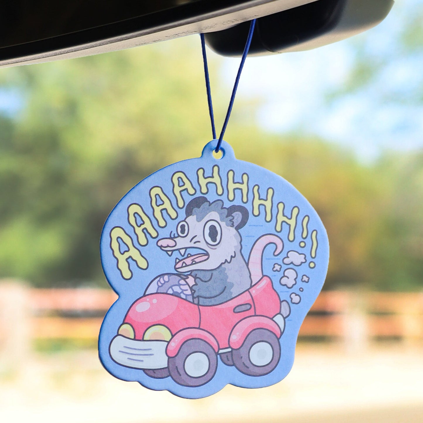 Panic Opossum Cedarwood and Sage Scented Air Freshener