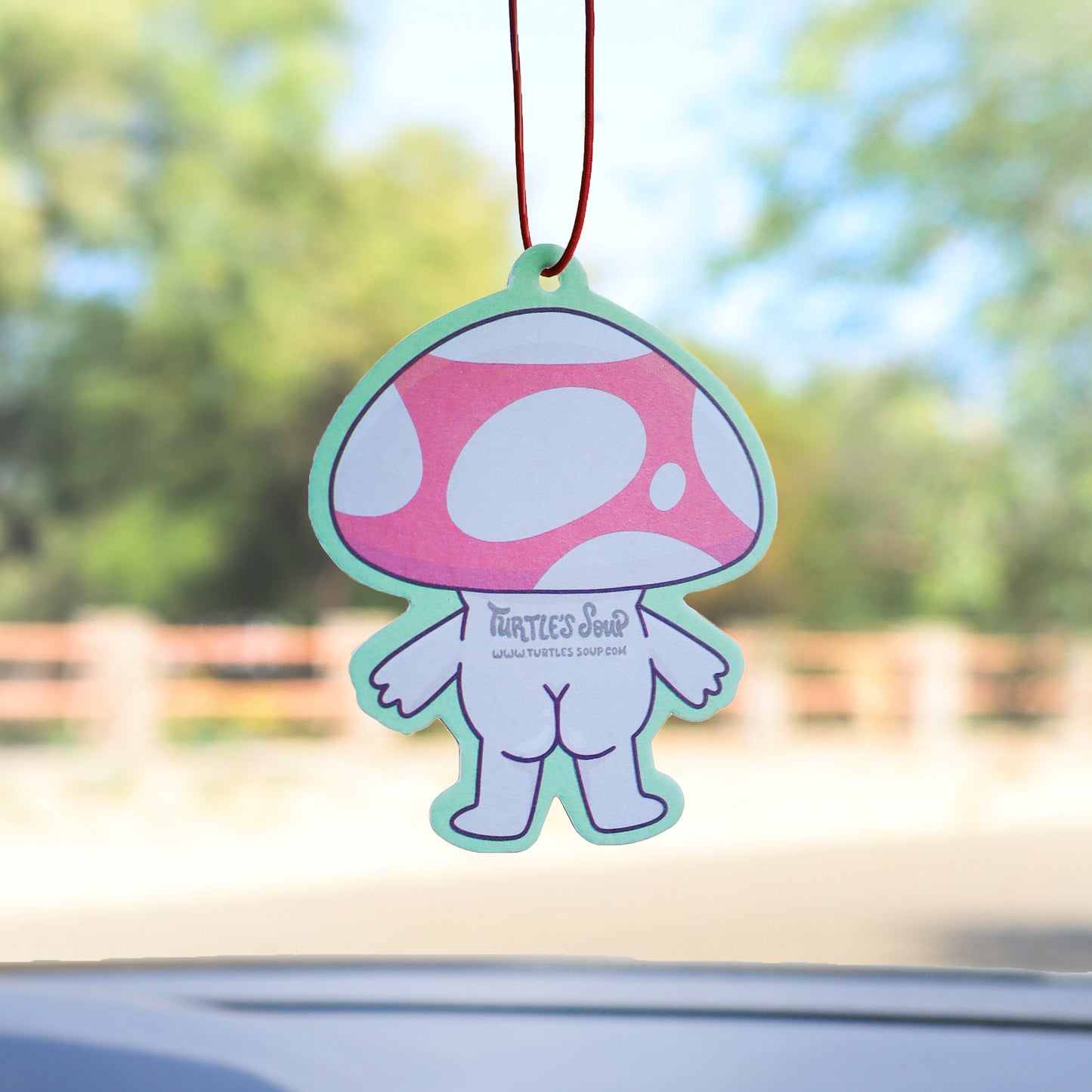 Embarrassed Mushroom Blooming Flower Scented Air Freshener