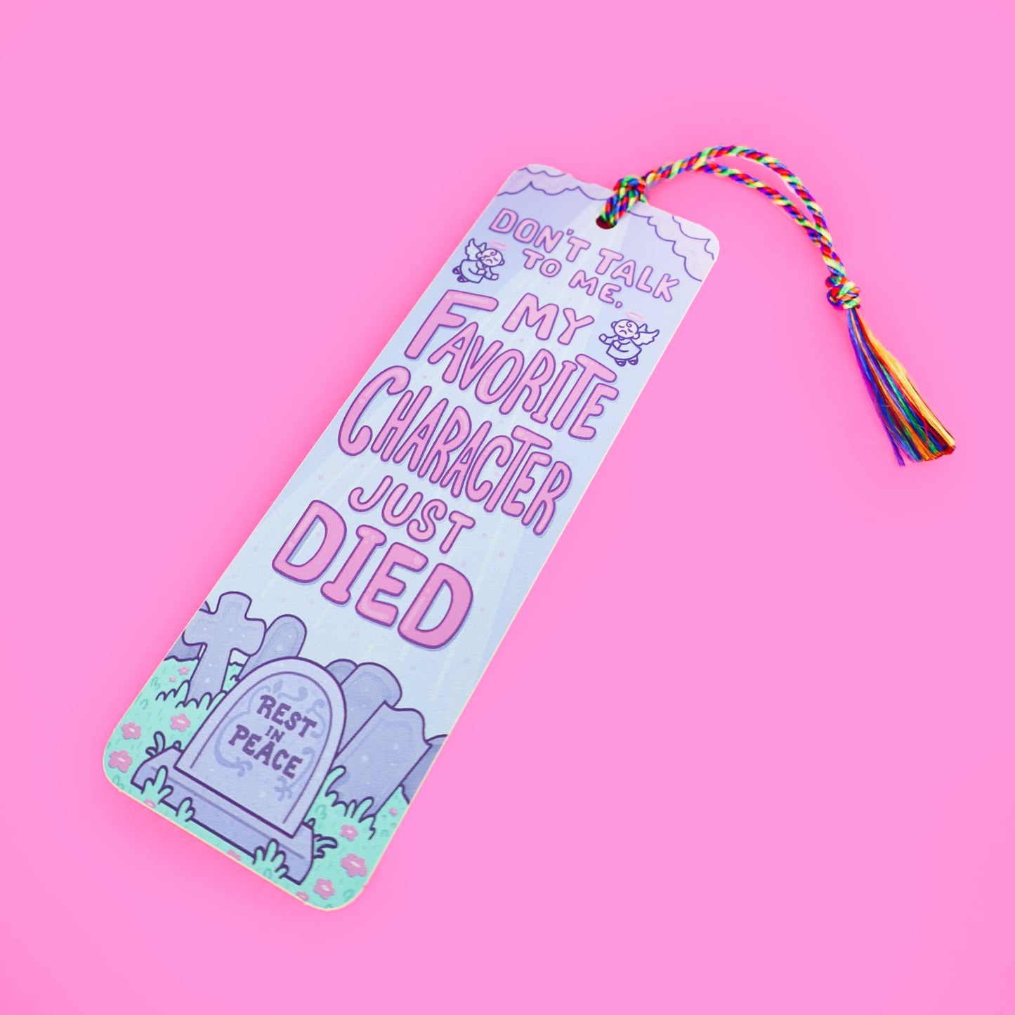 Fictional Character Graveyard Bookmark