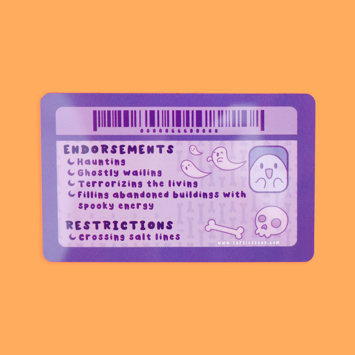 Haunting License Fake Drivers License