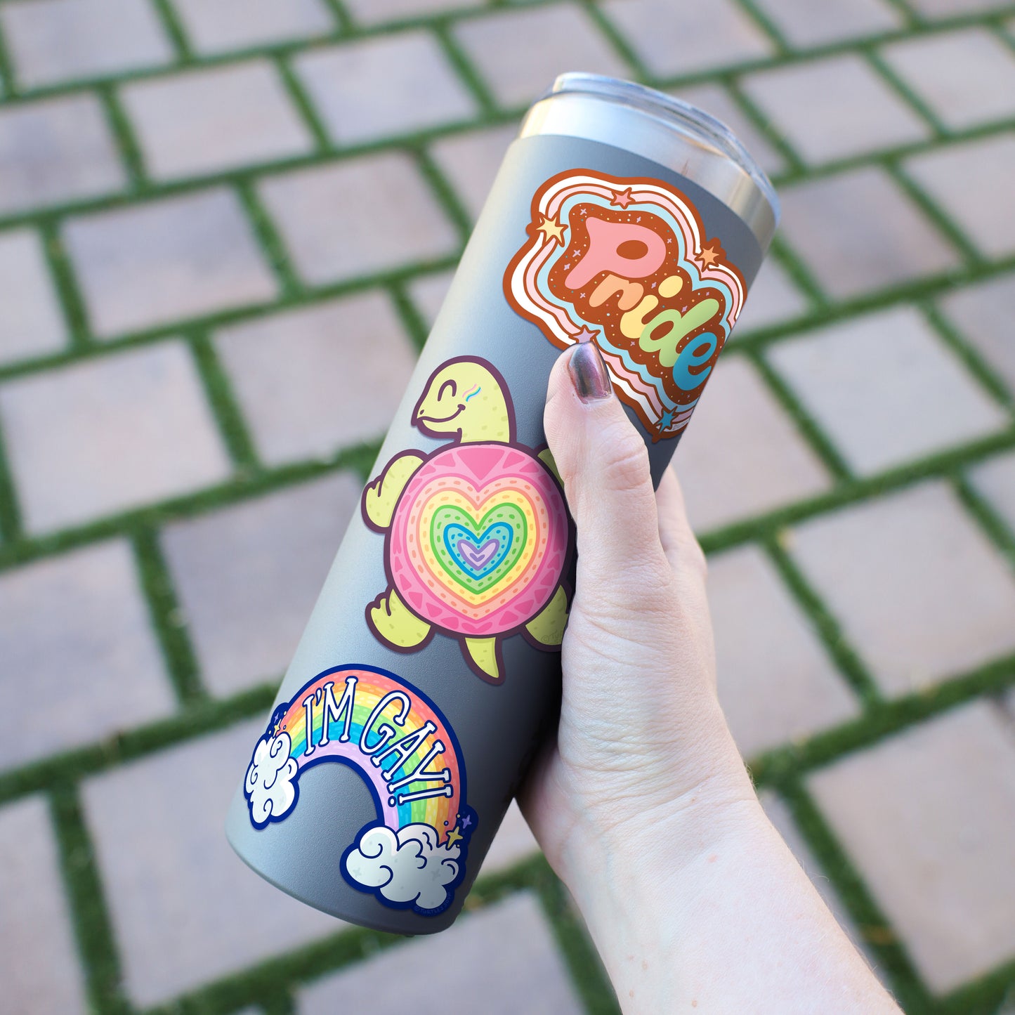 pride water bottle stickers