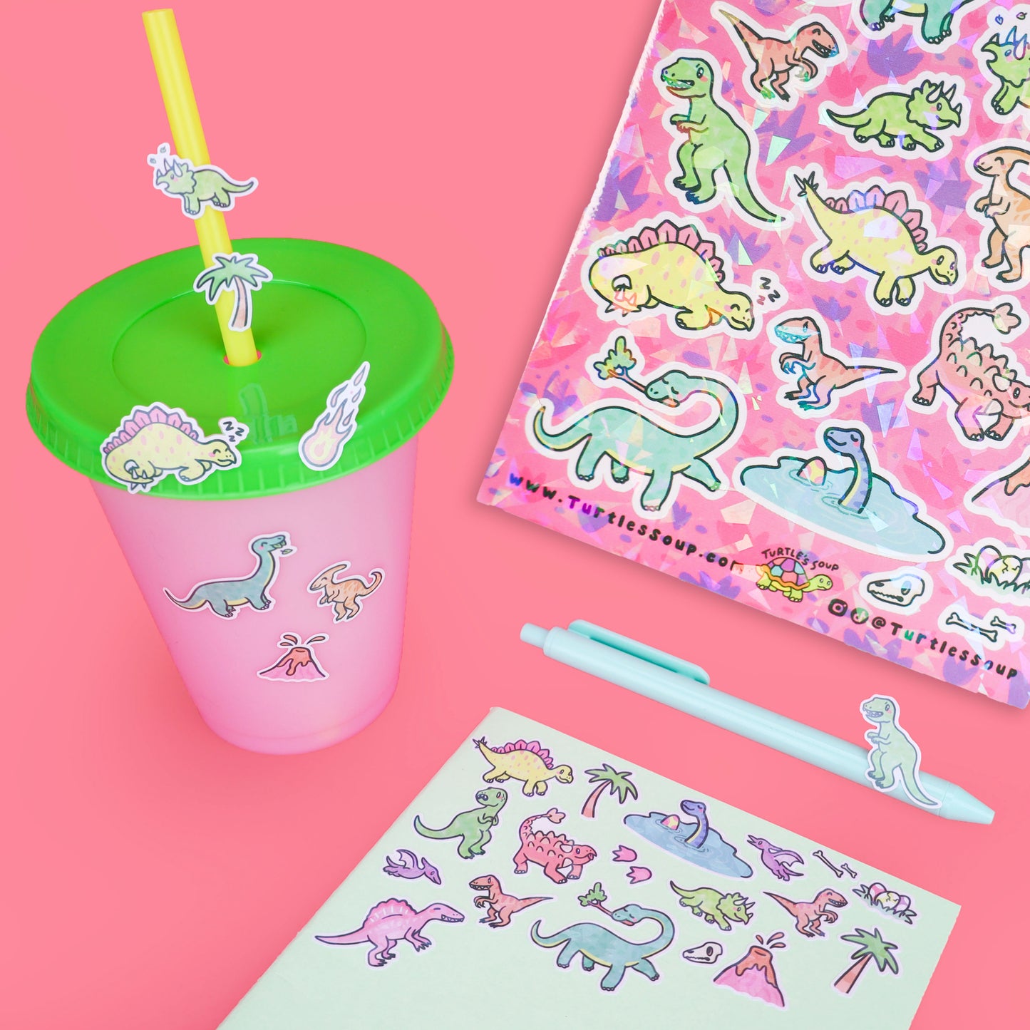 Dinosaur-Sticker-Sheet