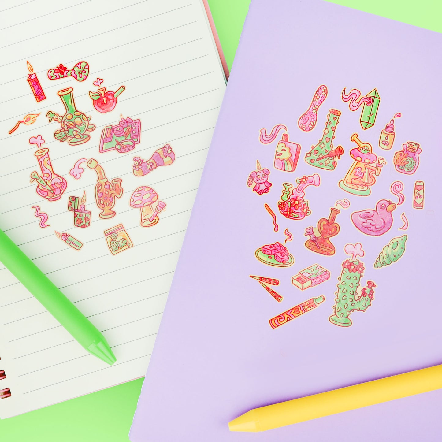 Smoke Shop Sticker Sheet