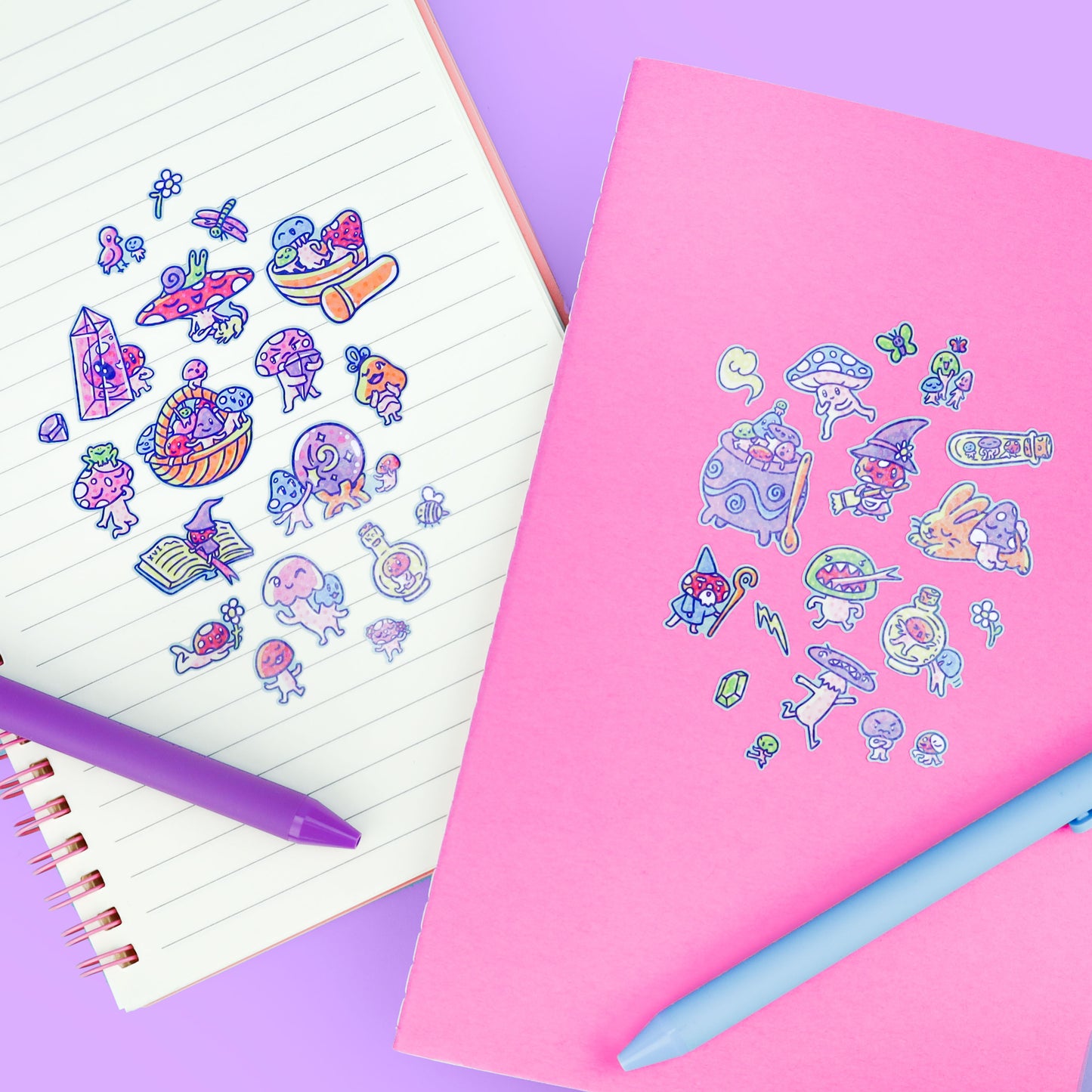 Magic Mushrooms Sticker Sheet