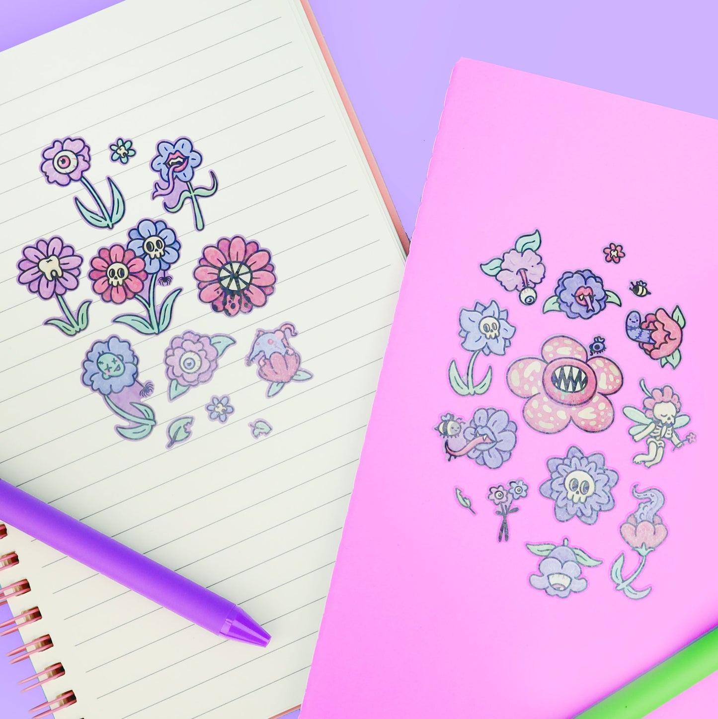 Frightening Flowers Sticker Sheet