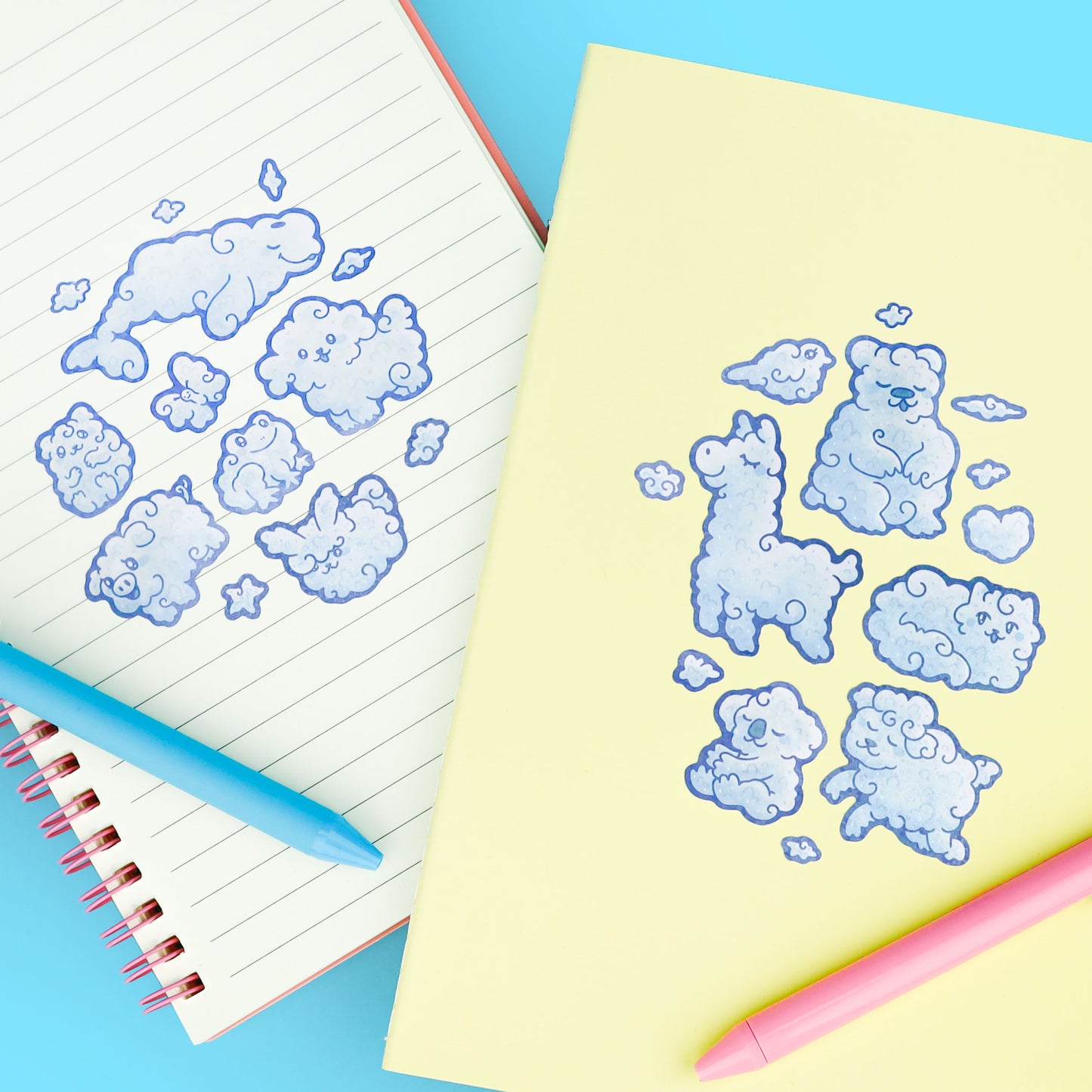 Animal Clouds Sticker Sheet