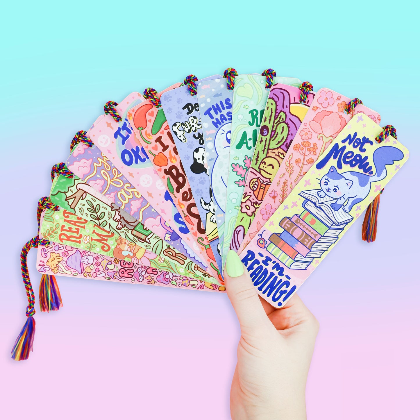 Vintage Pressed Flowers Bookmark