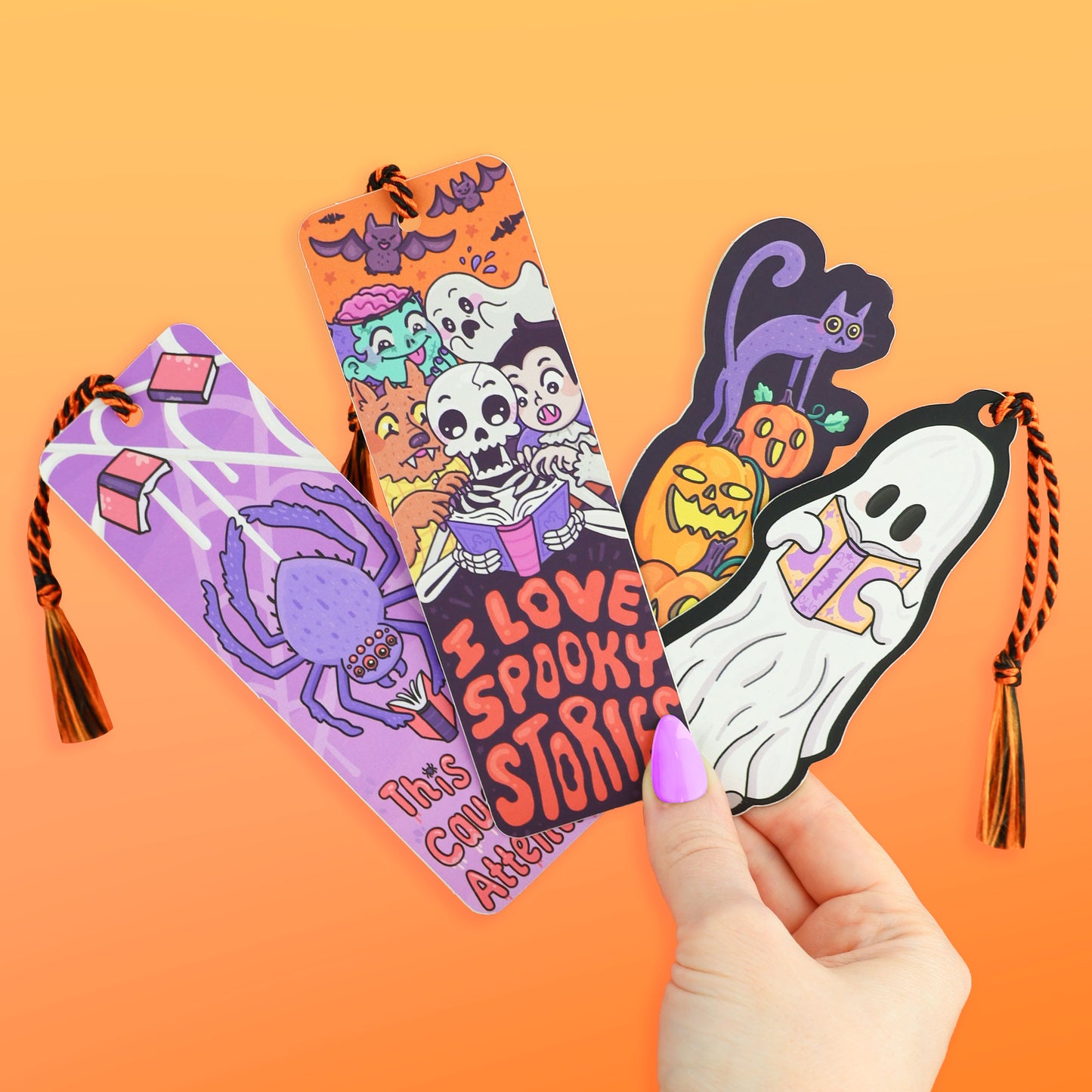 I Love Spooky Stories Bookmark