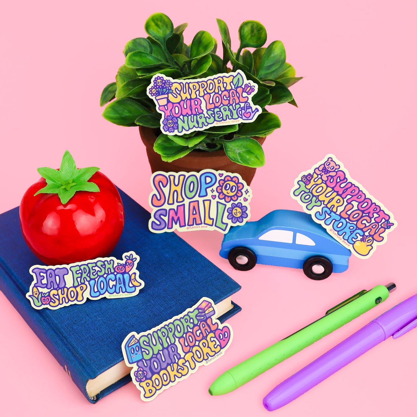 shop small business sticker collection