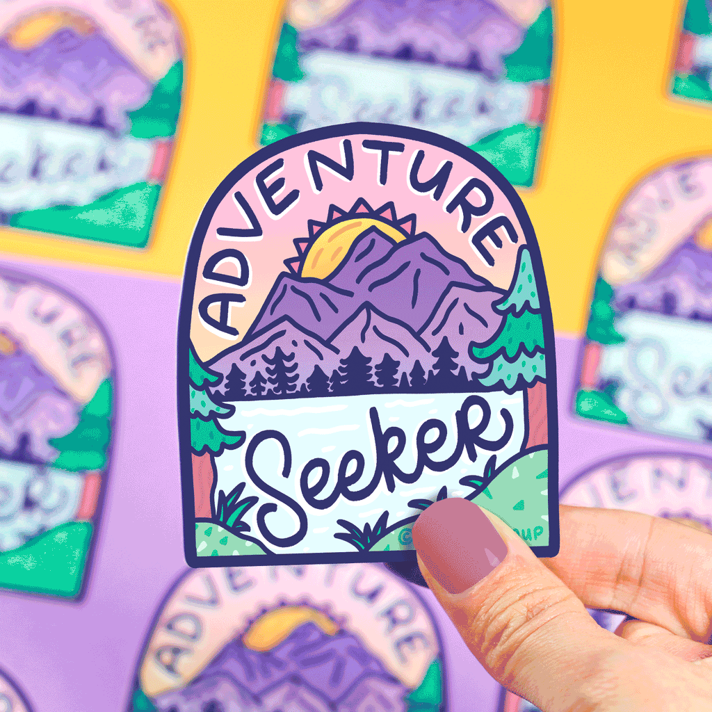 adventure seeker sticker