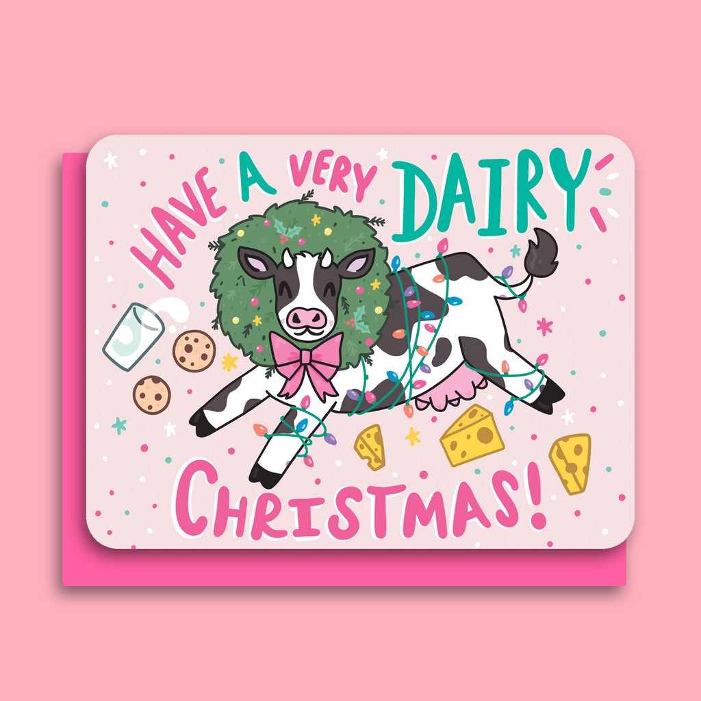 Have-A-Very-Dairy-Christmas-Holiday-Cow-Card-Cute-Gift