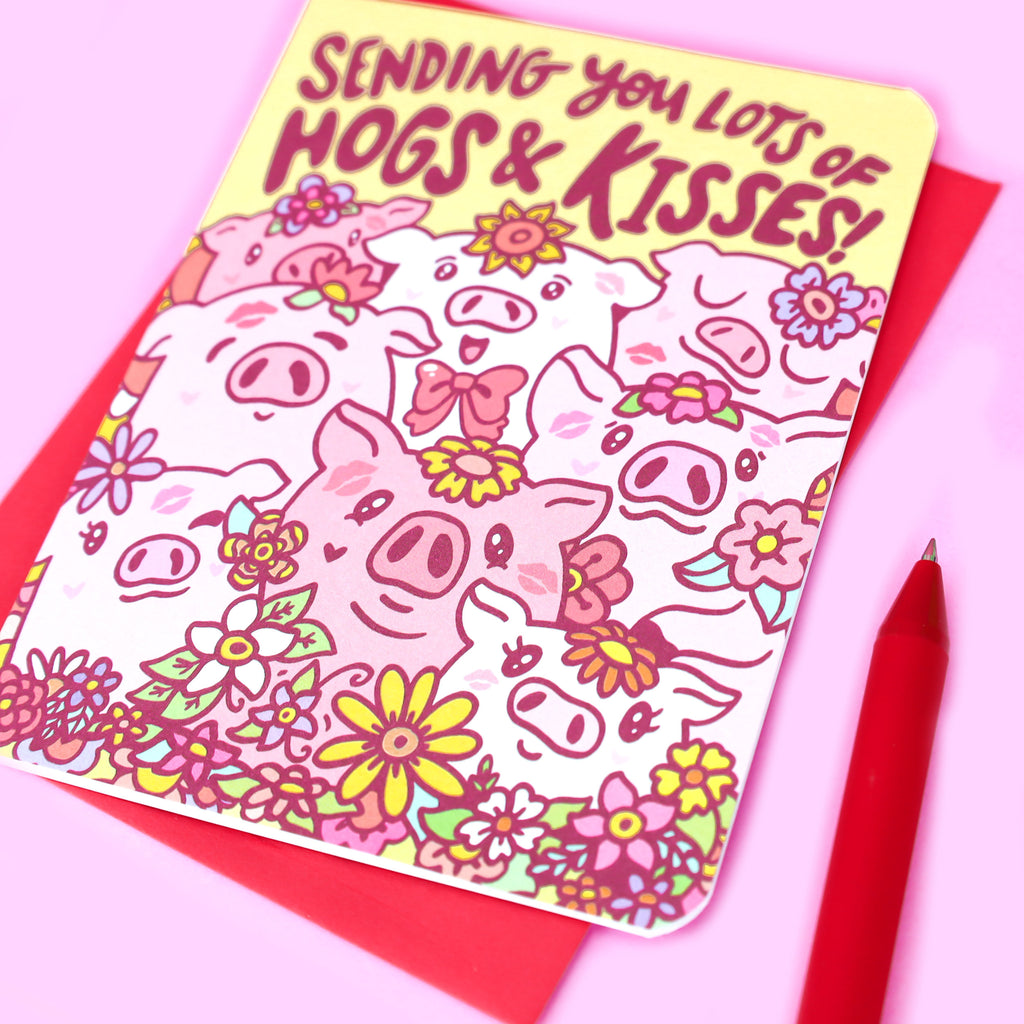 Hogs-and-Kisses-Cute-Piggy-Pigs-Funny-Love-You-Anniversary-Valentine-Valentines-Day-Romantic-Card-Turtles-Soup
