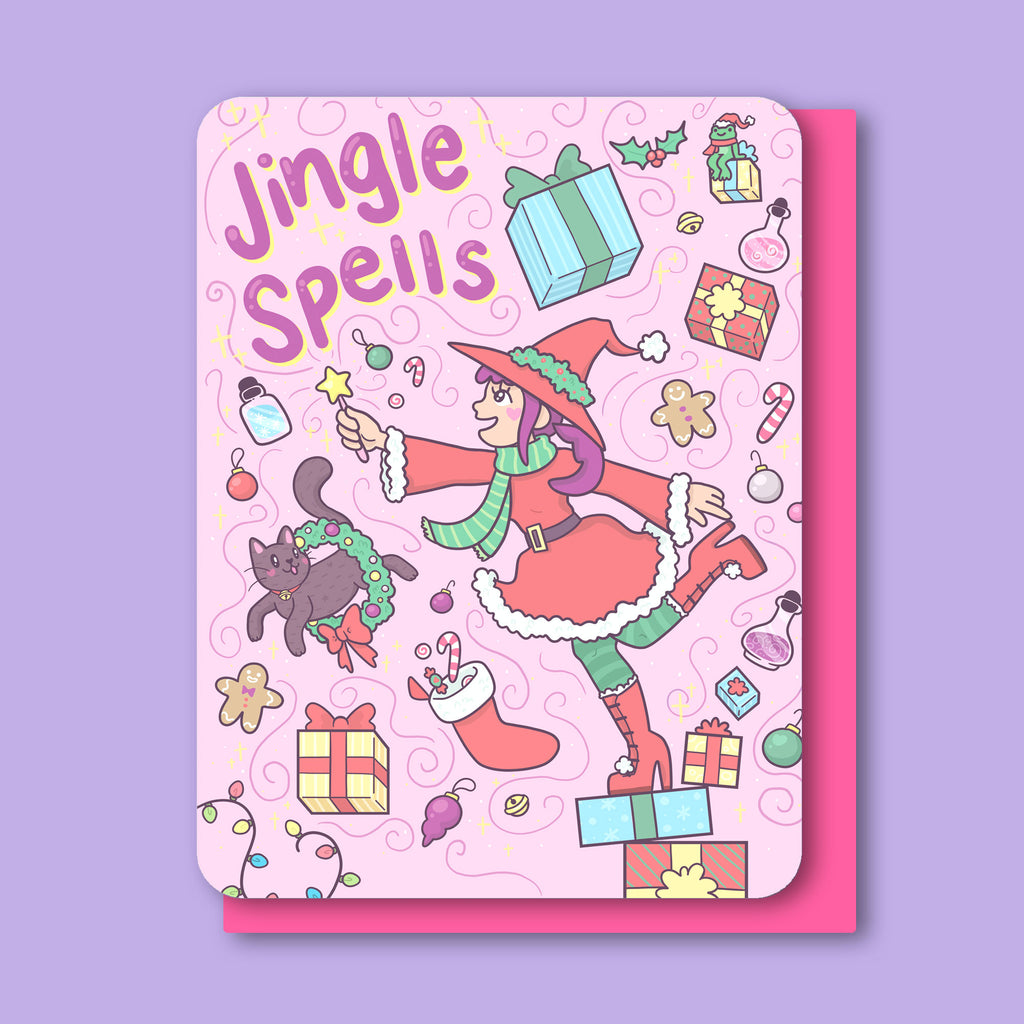 Jingle-Spells-Witchy-Holiday-Christmas-Card-Witch-Cute-Funny-Greeting-Card