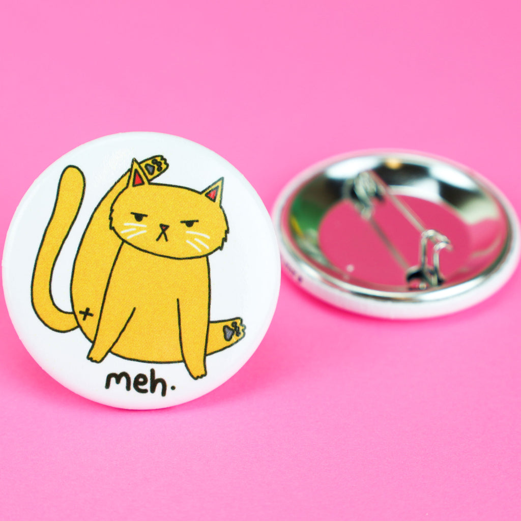 Funny Cat Pin, Cat Butt Pin, Funny Cat Lover Gift, Awkward Cat Pin, Cat Butt Gift, Humor Gift, Gag Gift, Kitty Butt, Angry Cat Pin