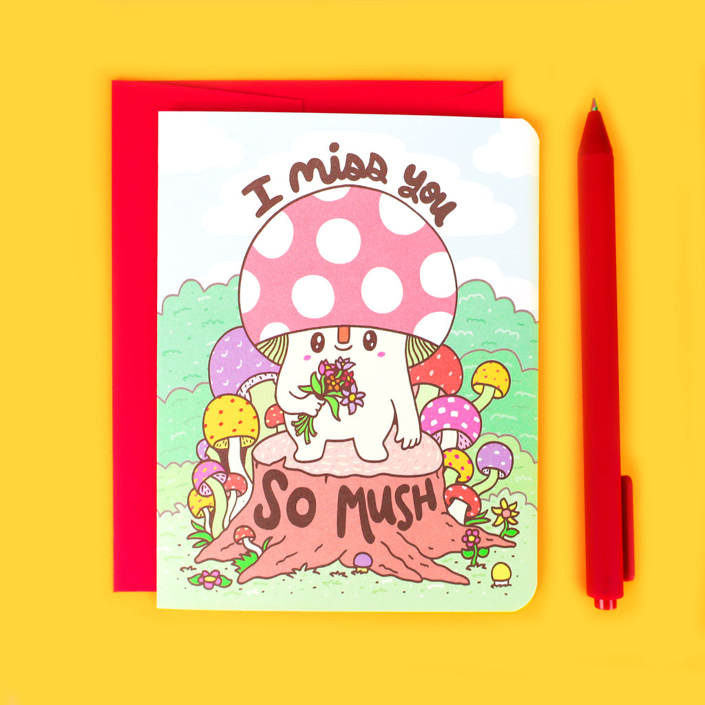 Miss-You-So-Much-Mushroom-Pun-Miss-You-Greeting-Card-Cute-Friendship-Thinking-of-You-By-Turtles-Soup