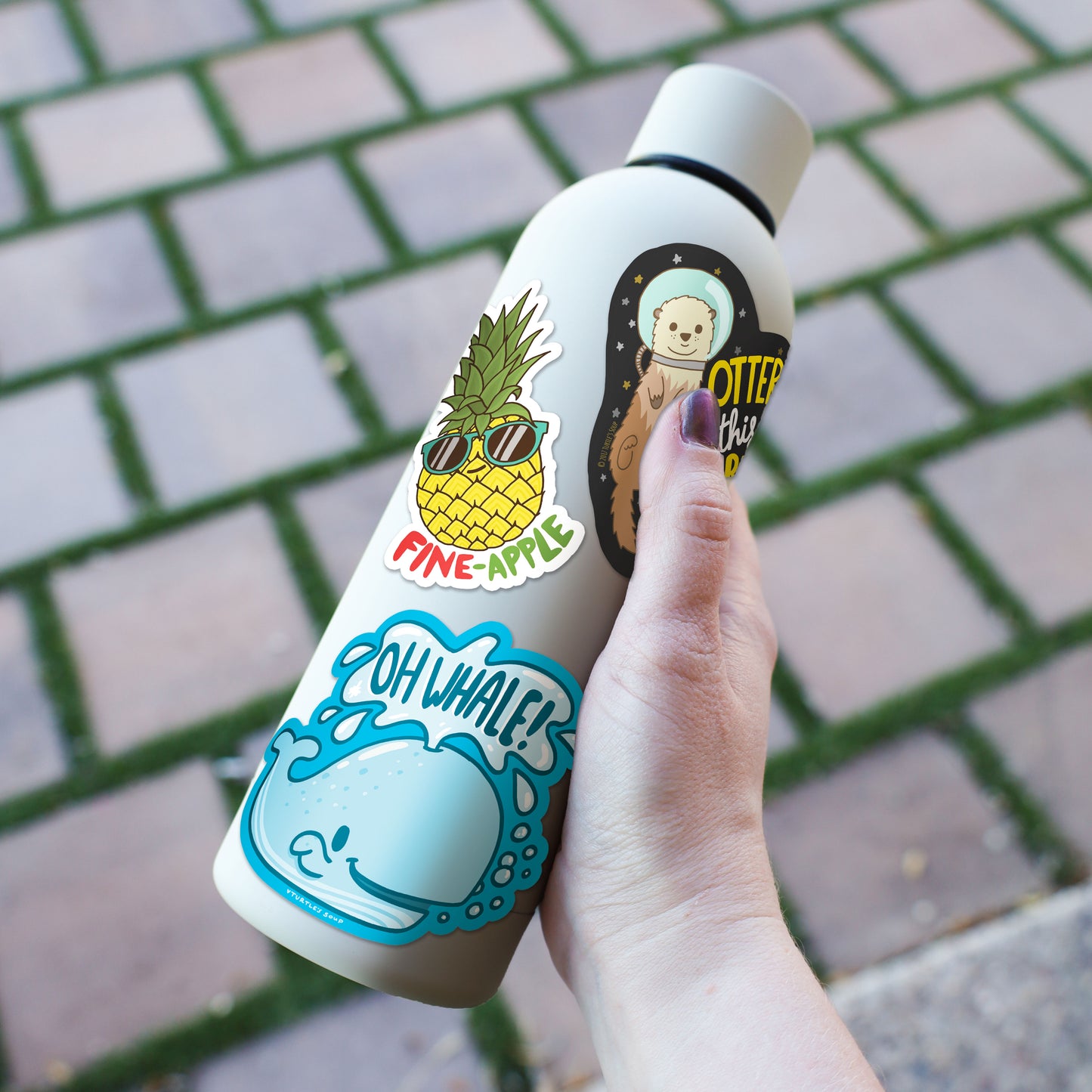 Funny Puns Silly Phrases Punny Pack of 10 Vinyl Stickers