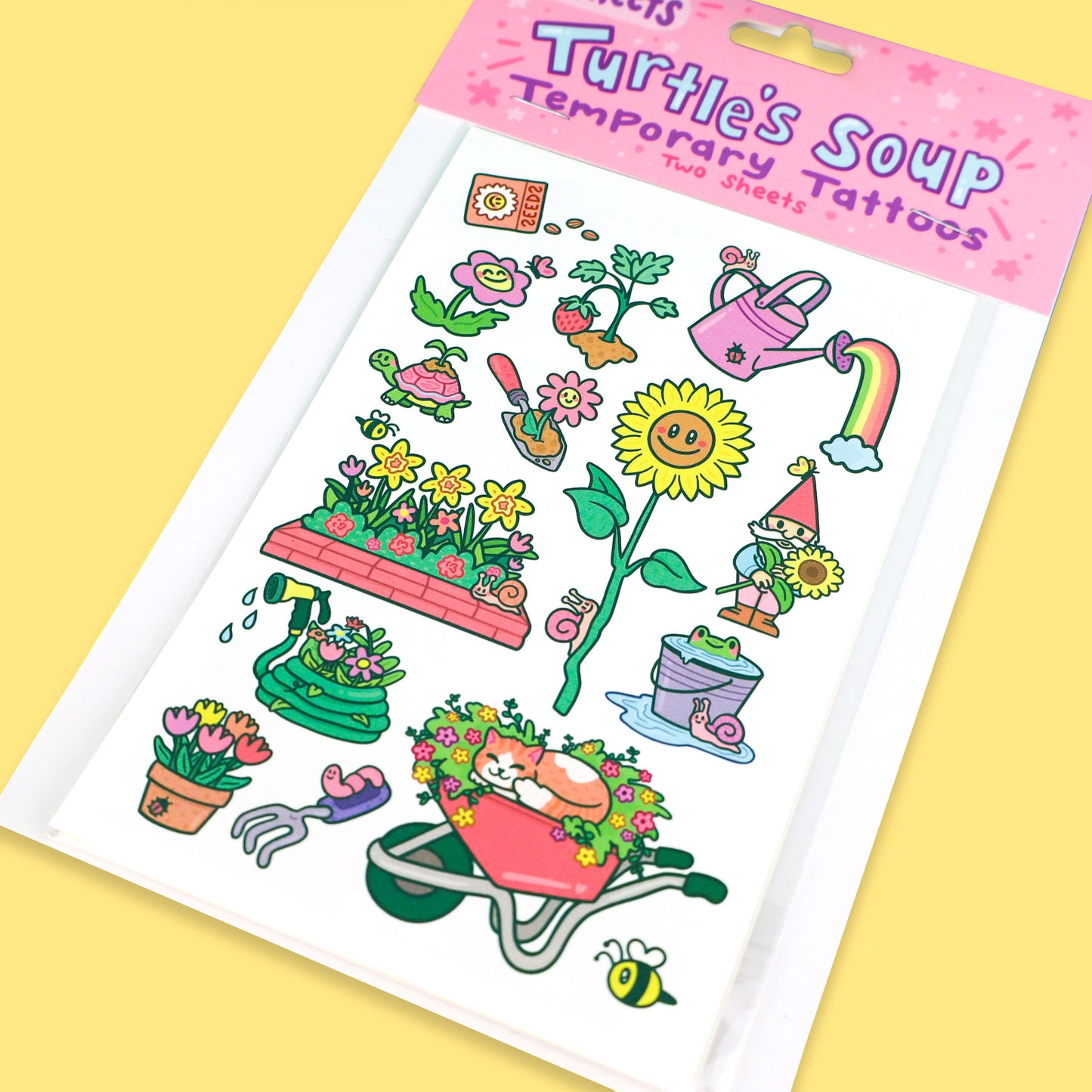 Gardening Temporary Tattoos by Turtles Soup
