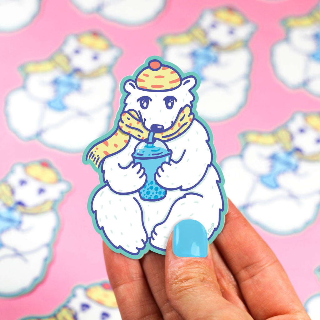 polar-bear-vinyl-sticker-cute-slush-ice-arctic-animal-decals-art
