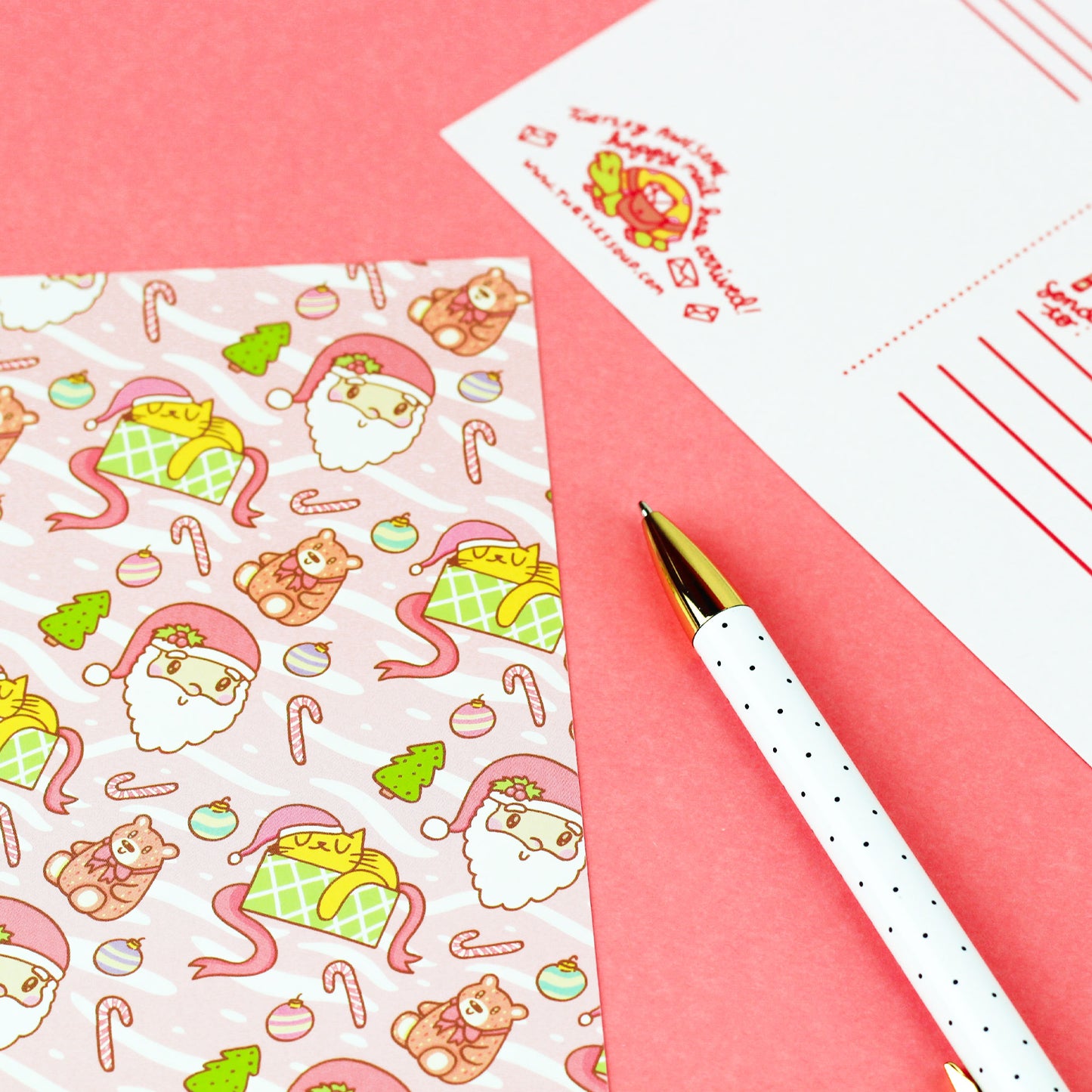 Jolly Santa Postcard