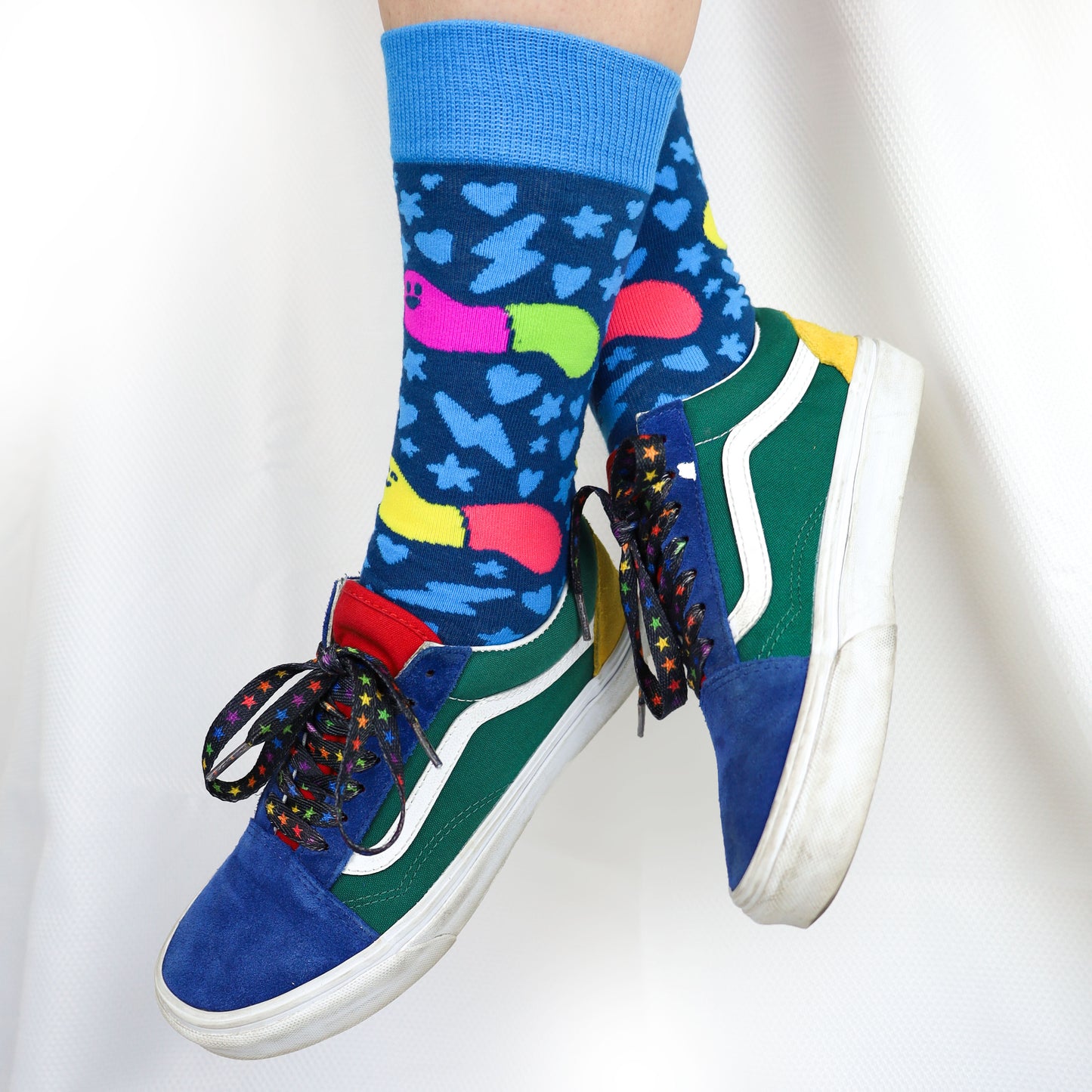 gummy worm socks by turtles soup
