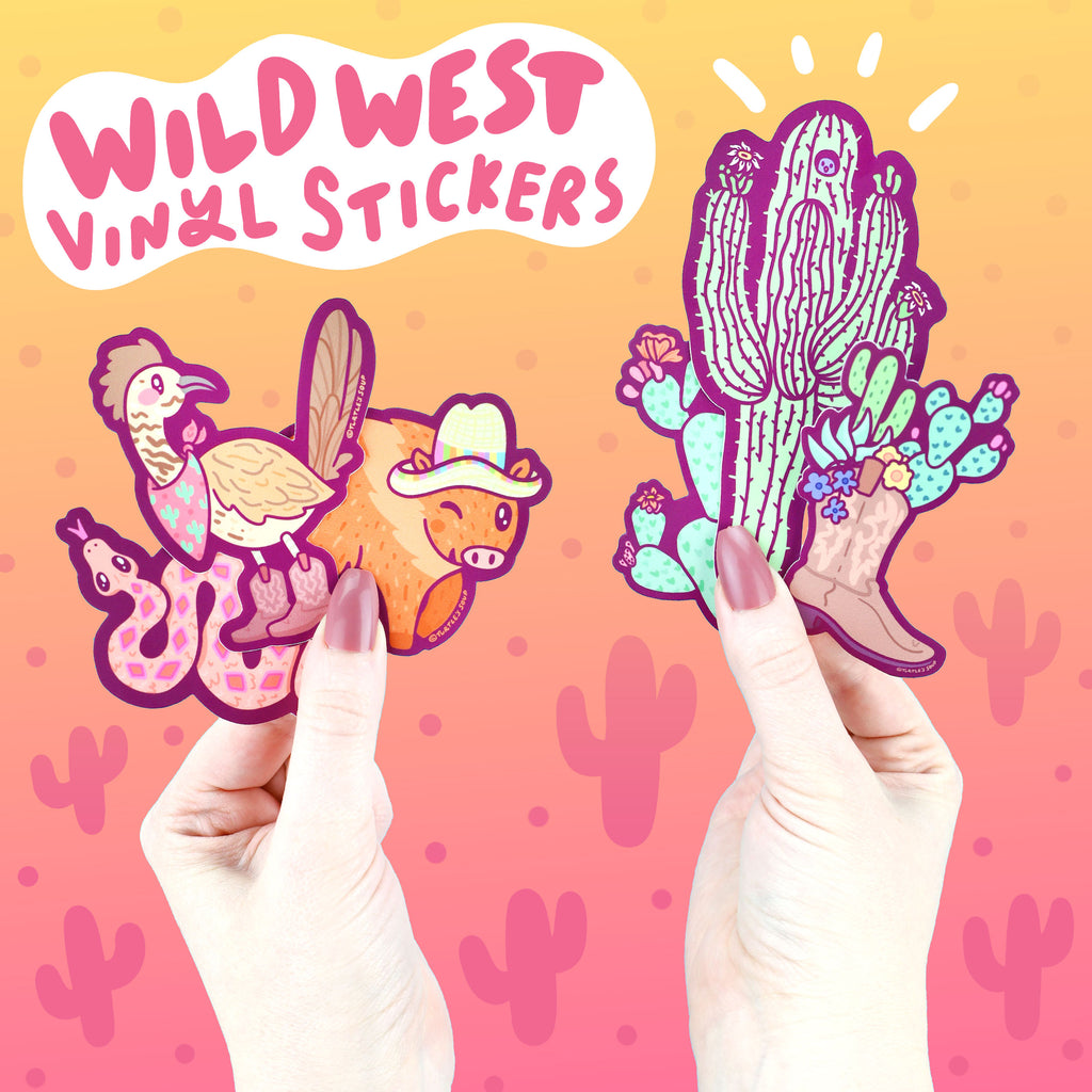 Wild West Vinyl Stickers