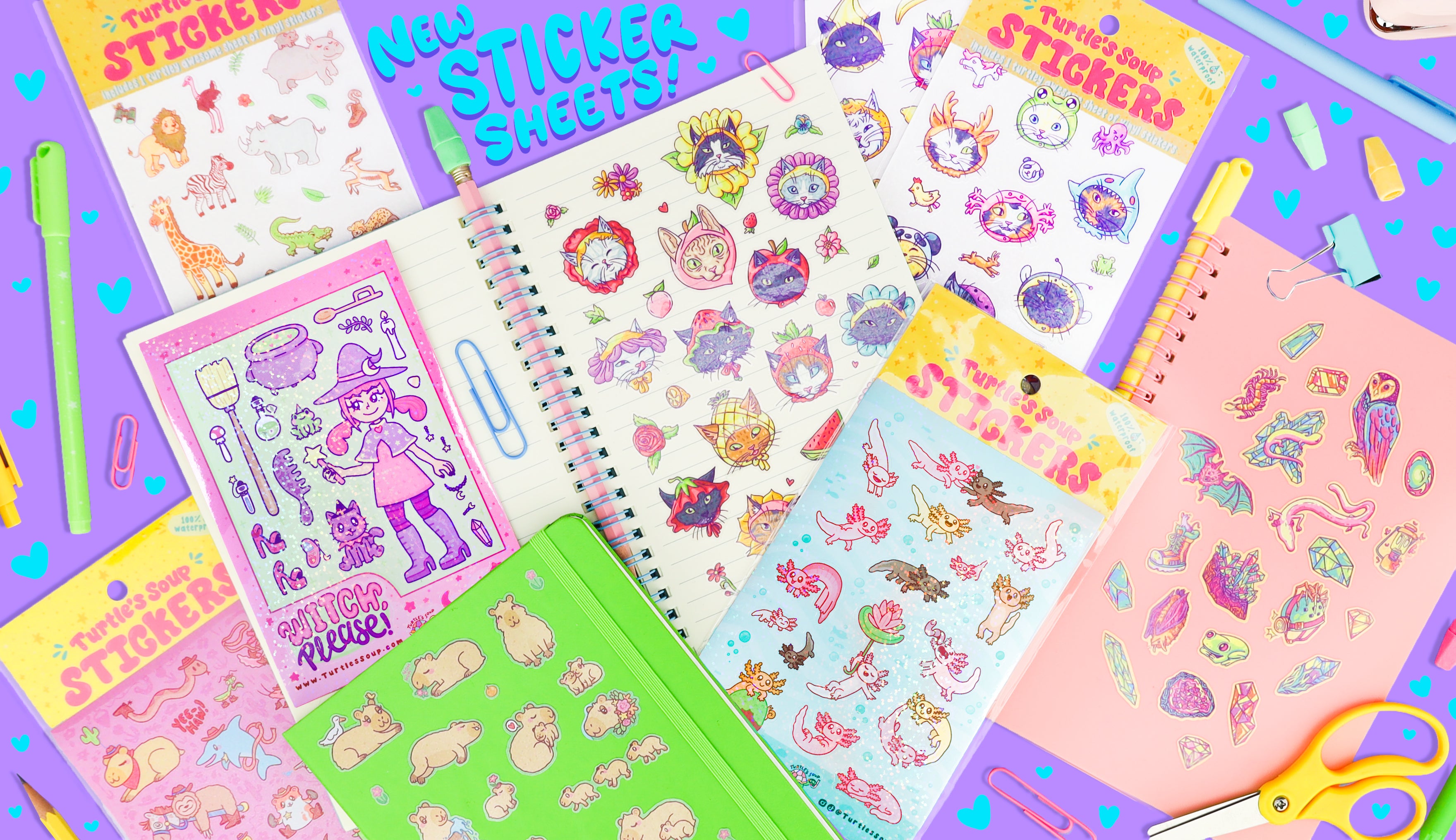 Sticker Sheets – Turtle's Soup