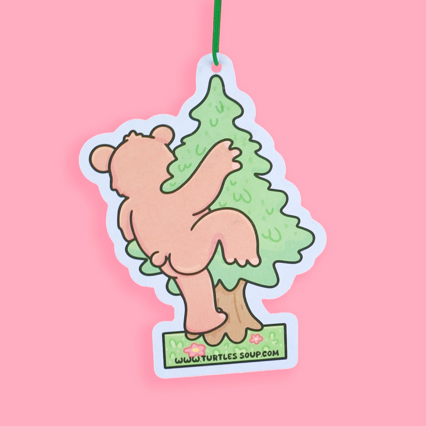 Bear Freshener Pine Tree Scented Air Freshener
