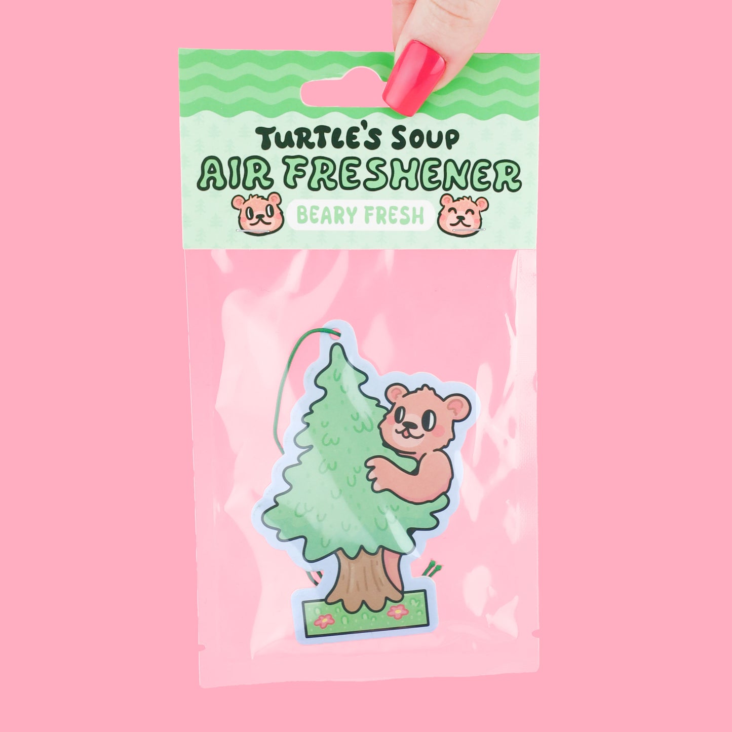 Bear Freshener Pine Tree Scented Air Freshener