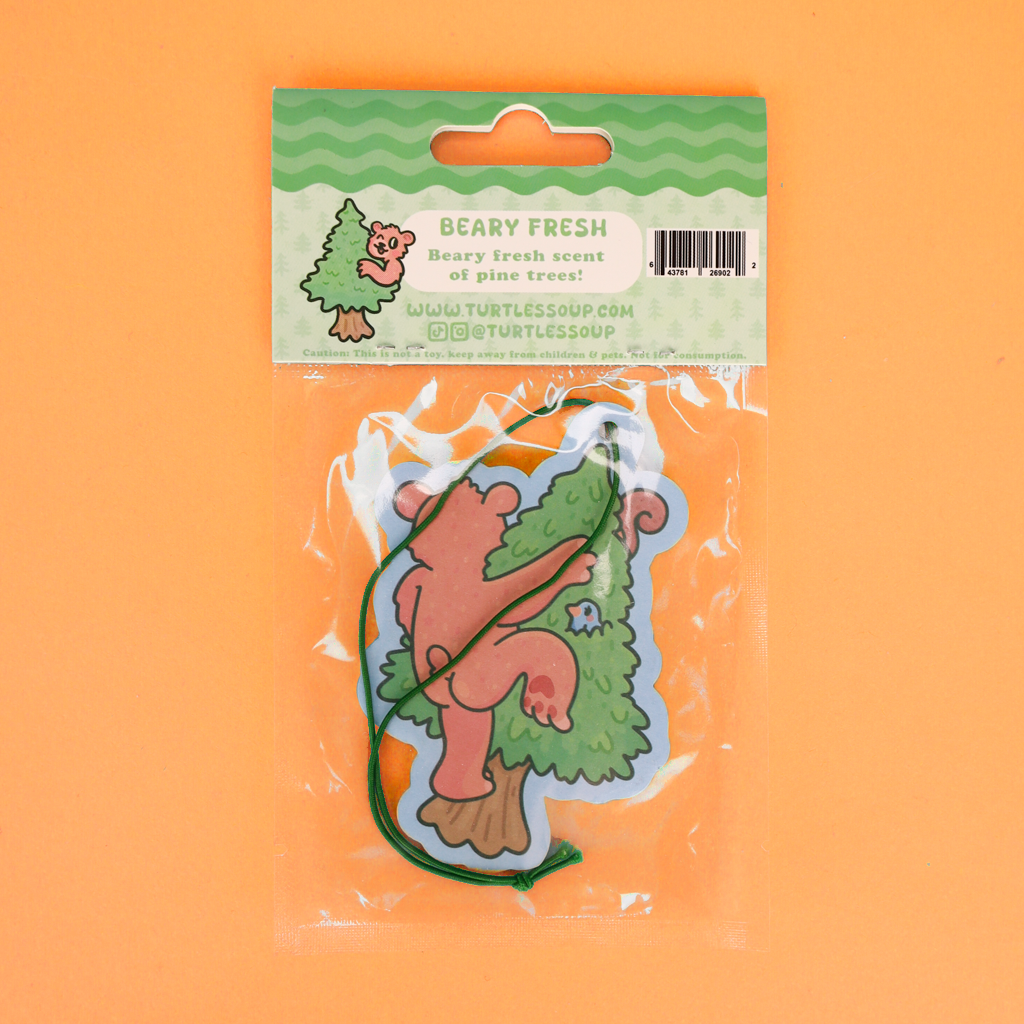 Peek-a-Boo Bear Woodland Forest Scented Air Freshener
