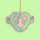 Heart Cactus Earthy Citrus Scented Air Freshener