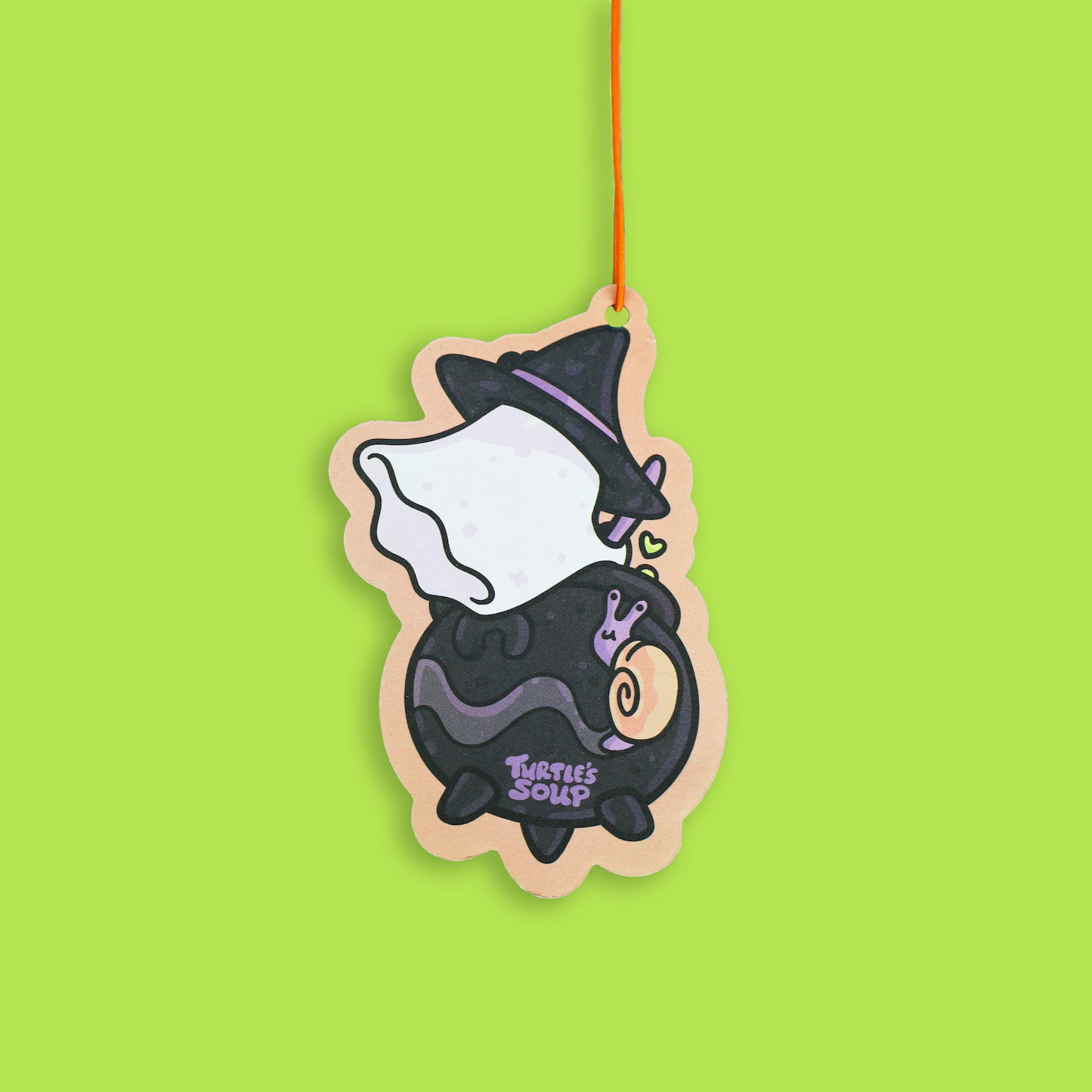 Witch Ghost Cauldron Butterscotch Scented Air Freshener