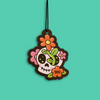 Skull with Flowers Floral Scented Air Freshener