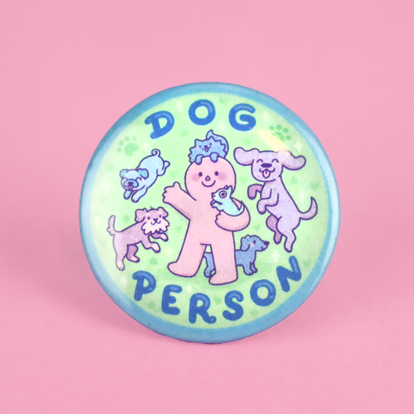 Dog Person Pinback Button