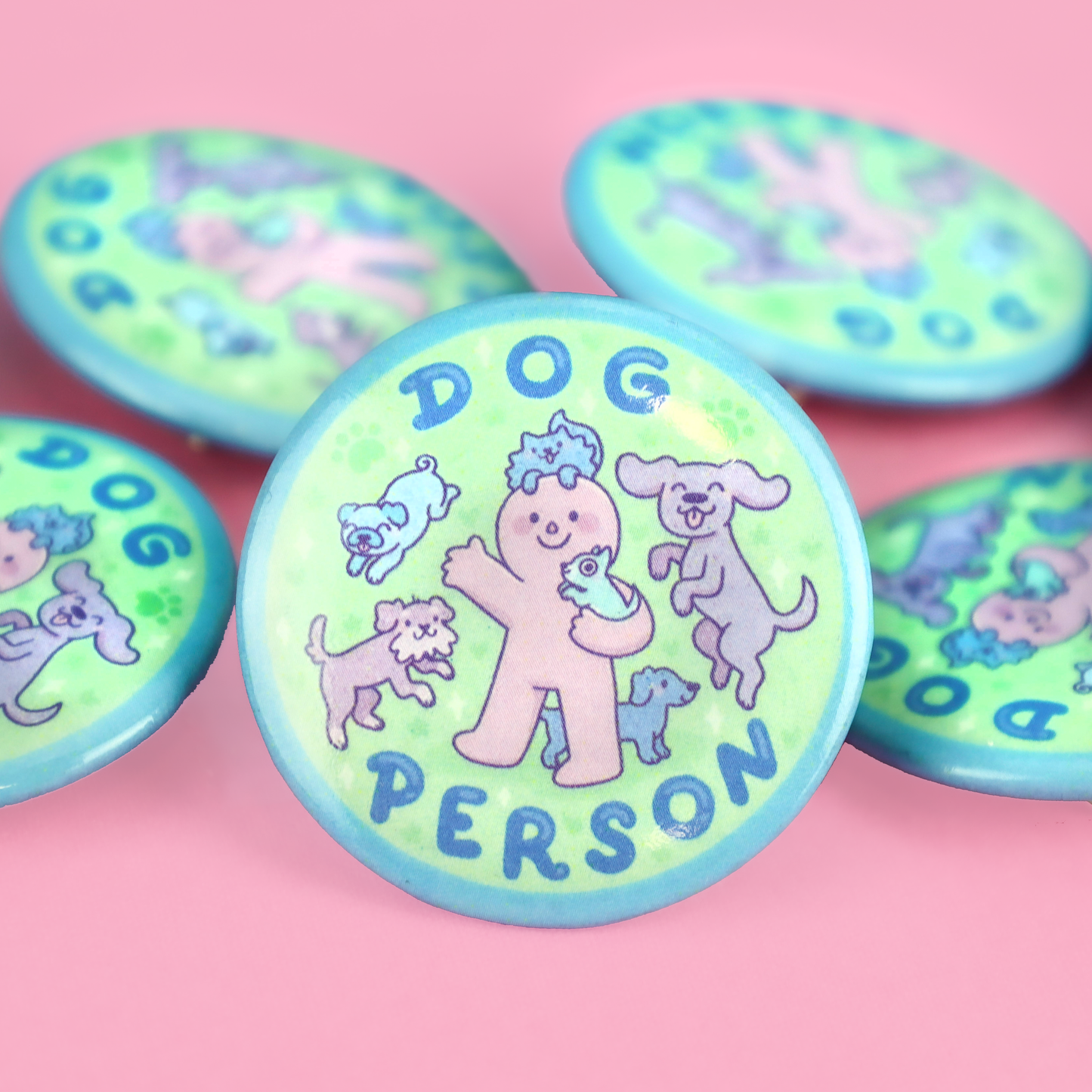 Dog Person Pinback Button