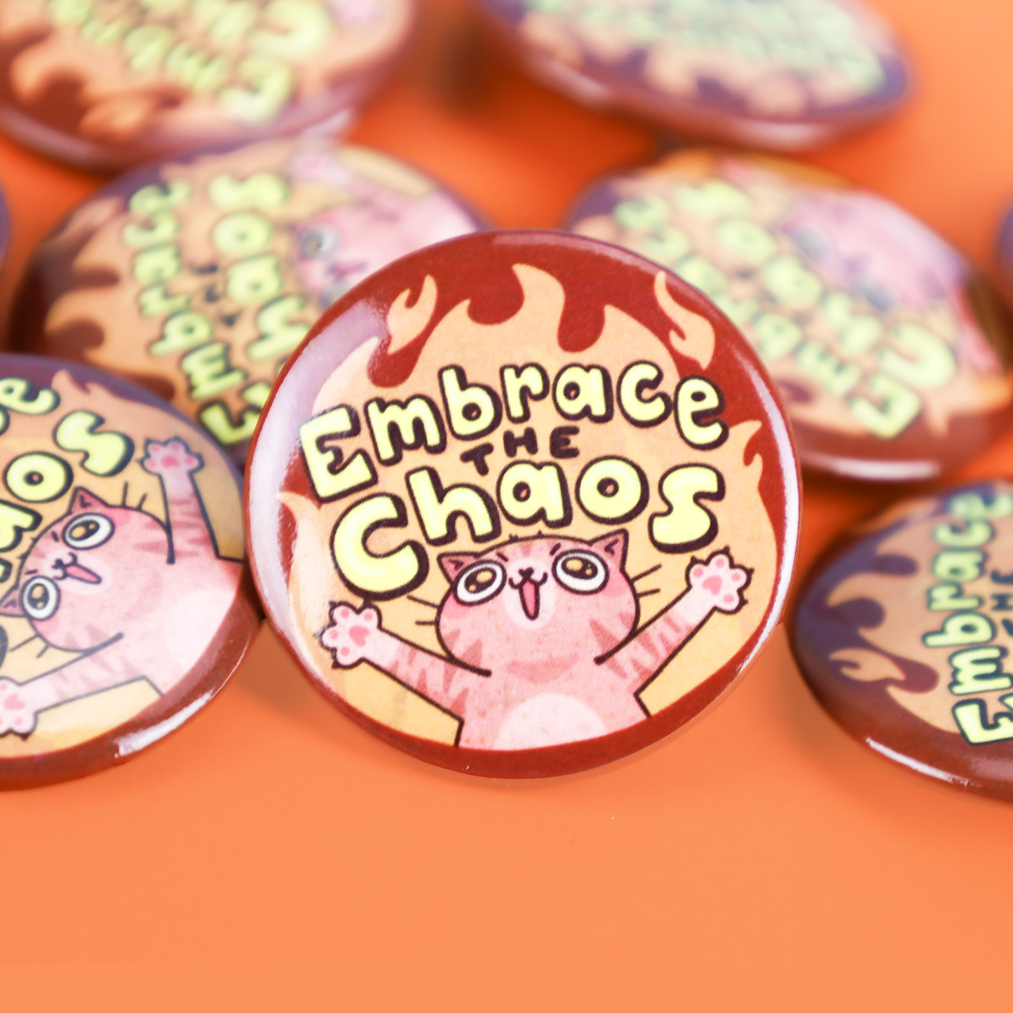 Embrace the Chaos Pinback Button