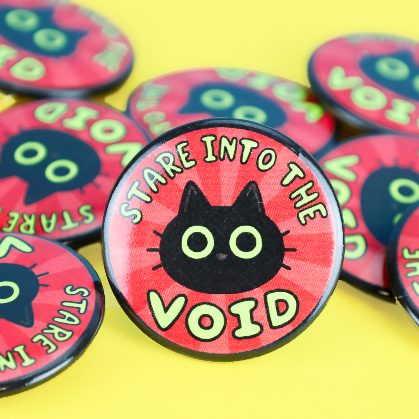 Stare into the Void Pinback Button