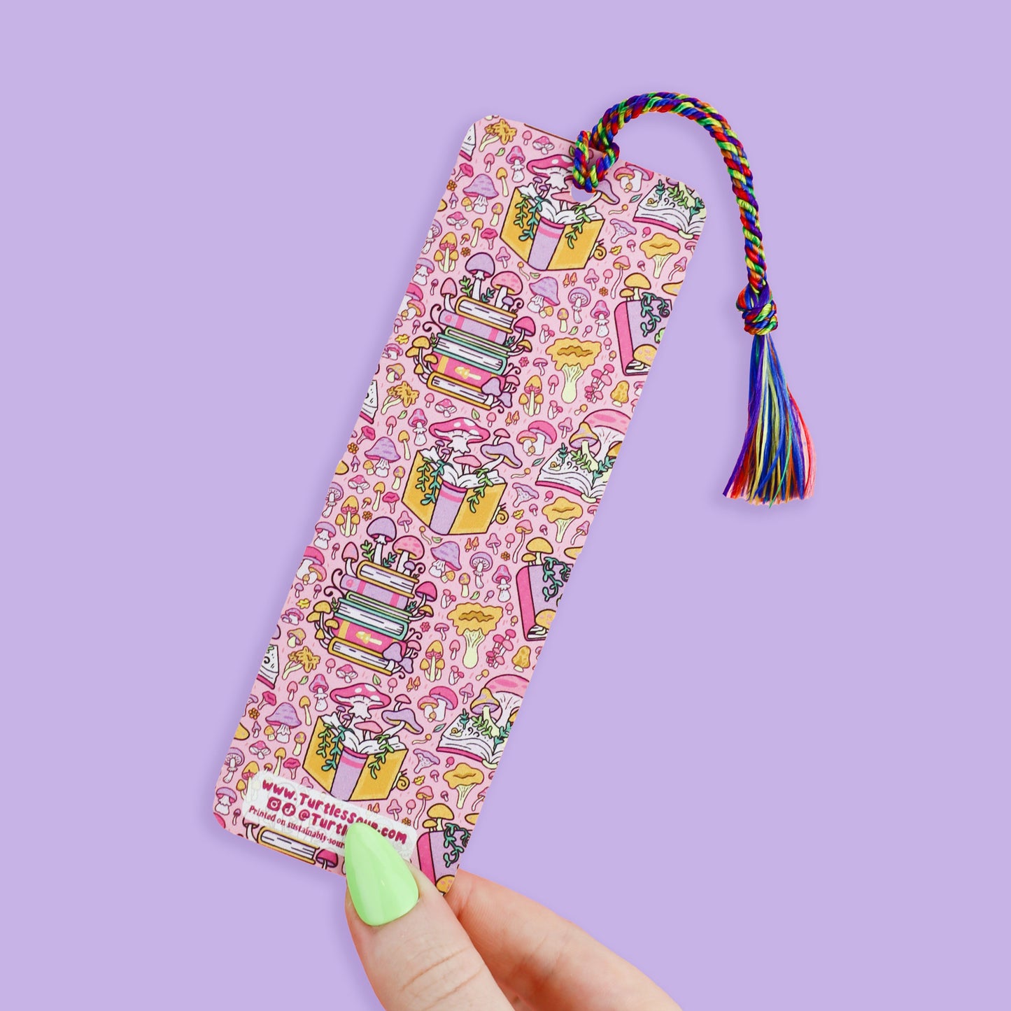 Reading is So Mush Fun Mushrooms Bookmark