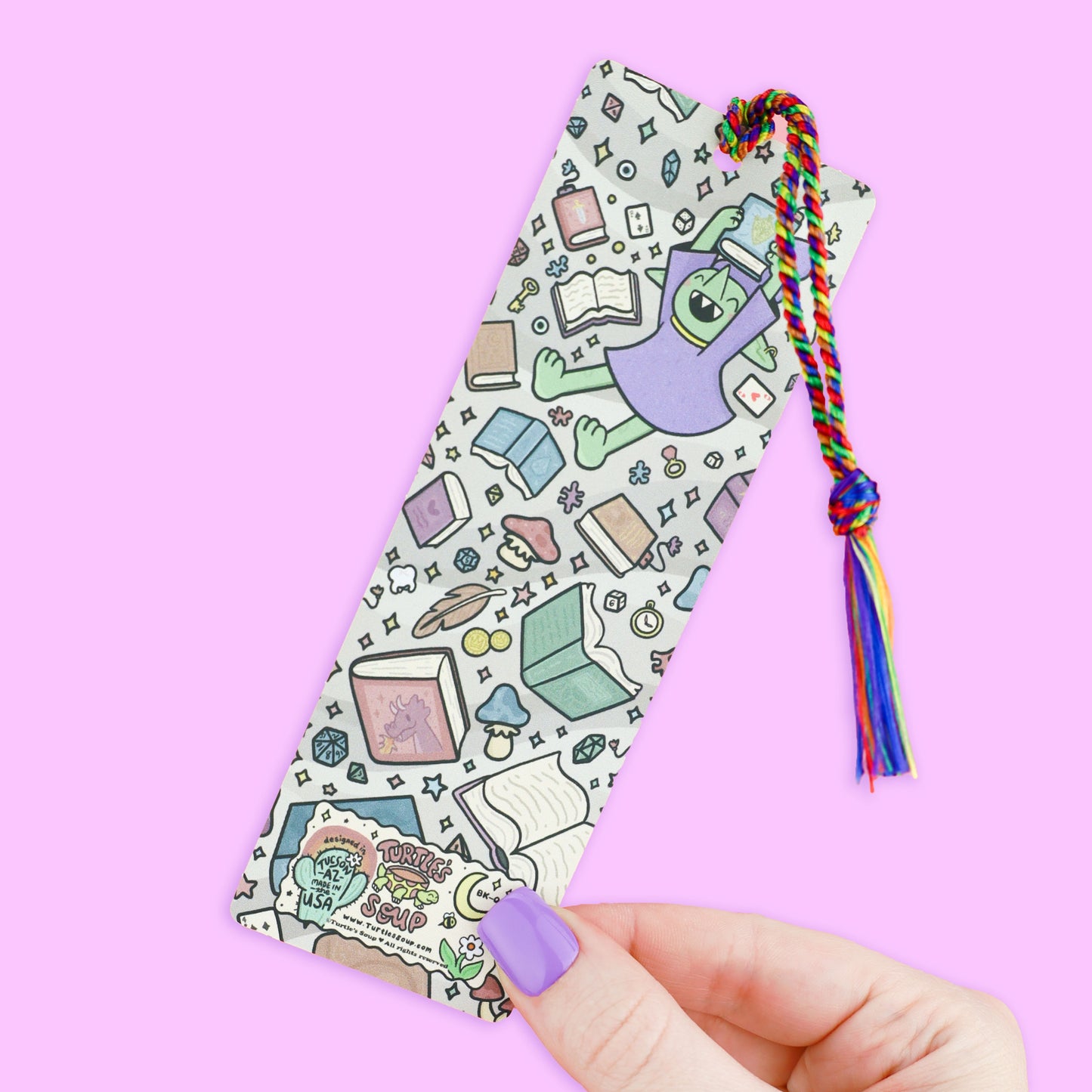 Book Hoarder Goblin Bookmark