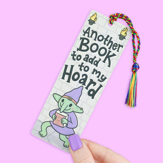Book Hoarder Goblin Bookmark