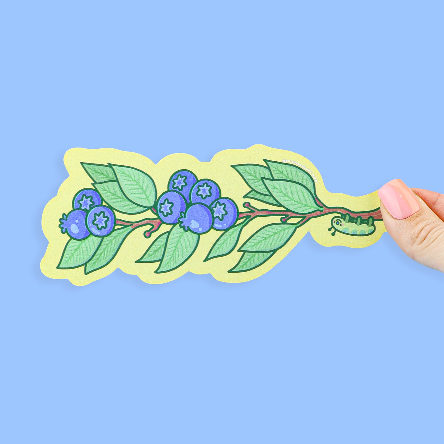 Blue Berry Branch Bookmark