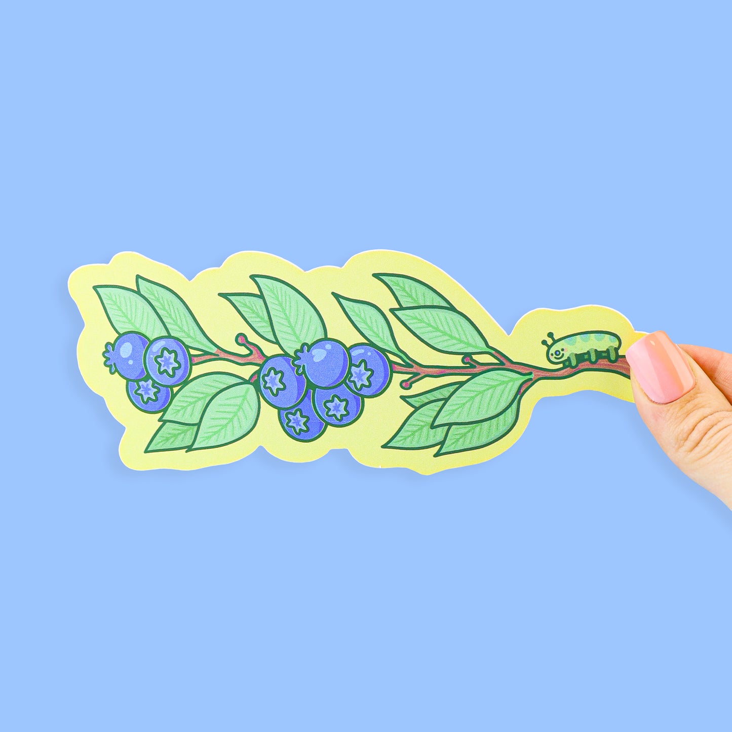 Blue Berry Branch Bookmark