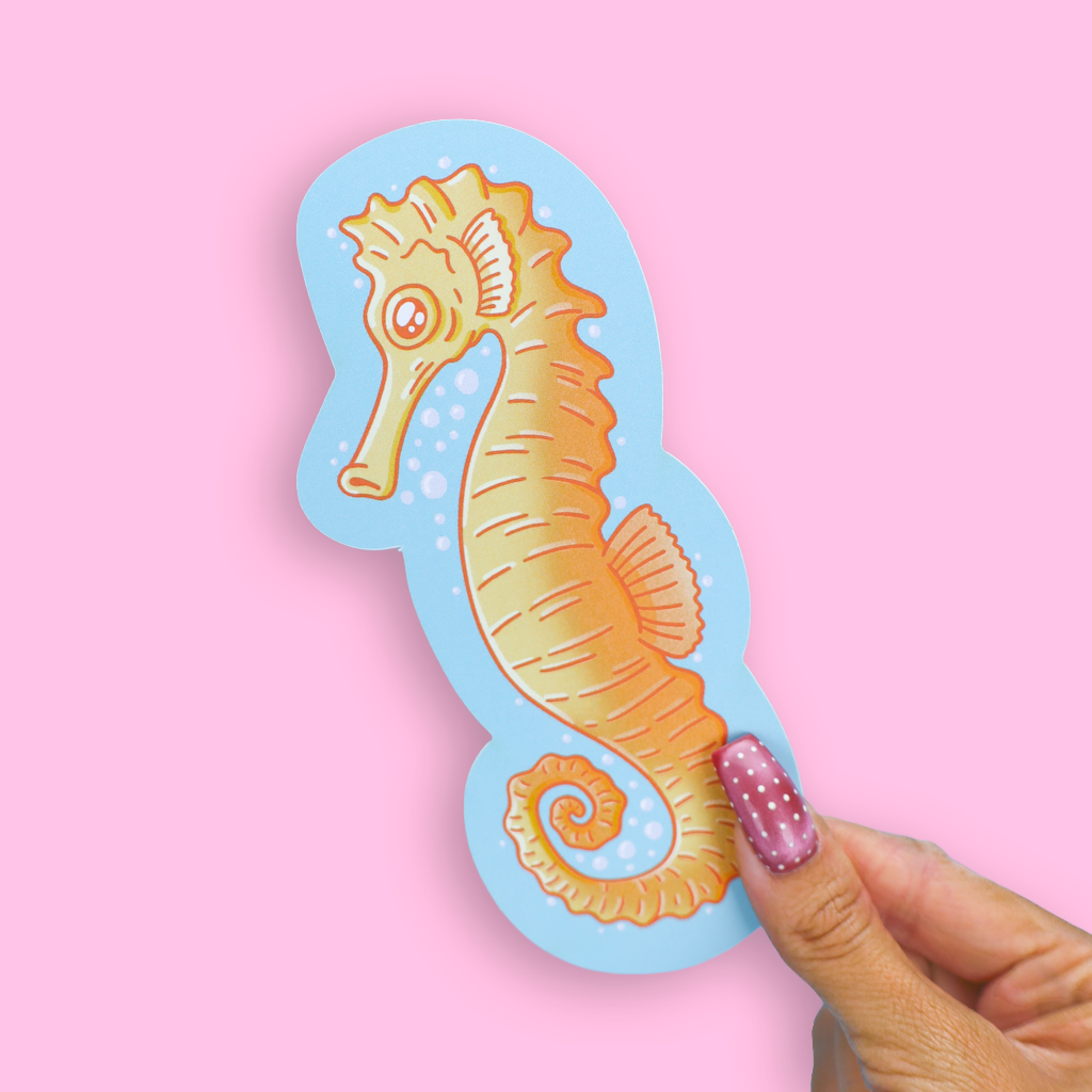 Seahorse Die Cut Bookmark