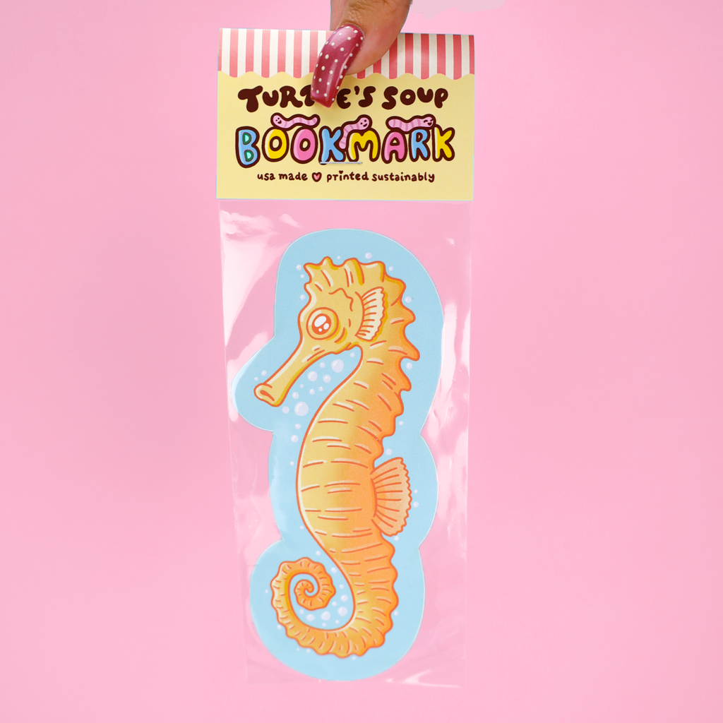 Seahorse Die Cut Bookmark
