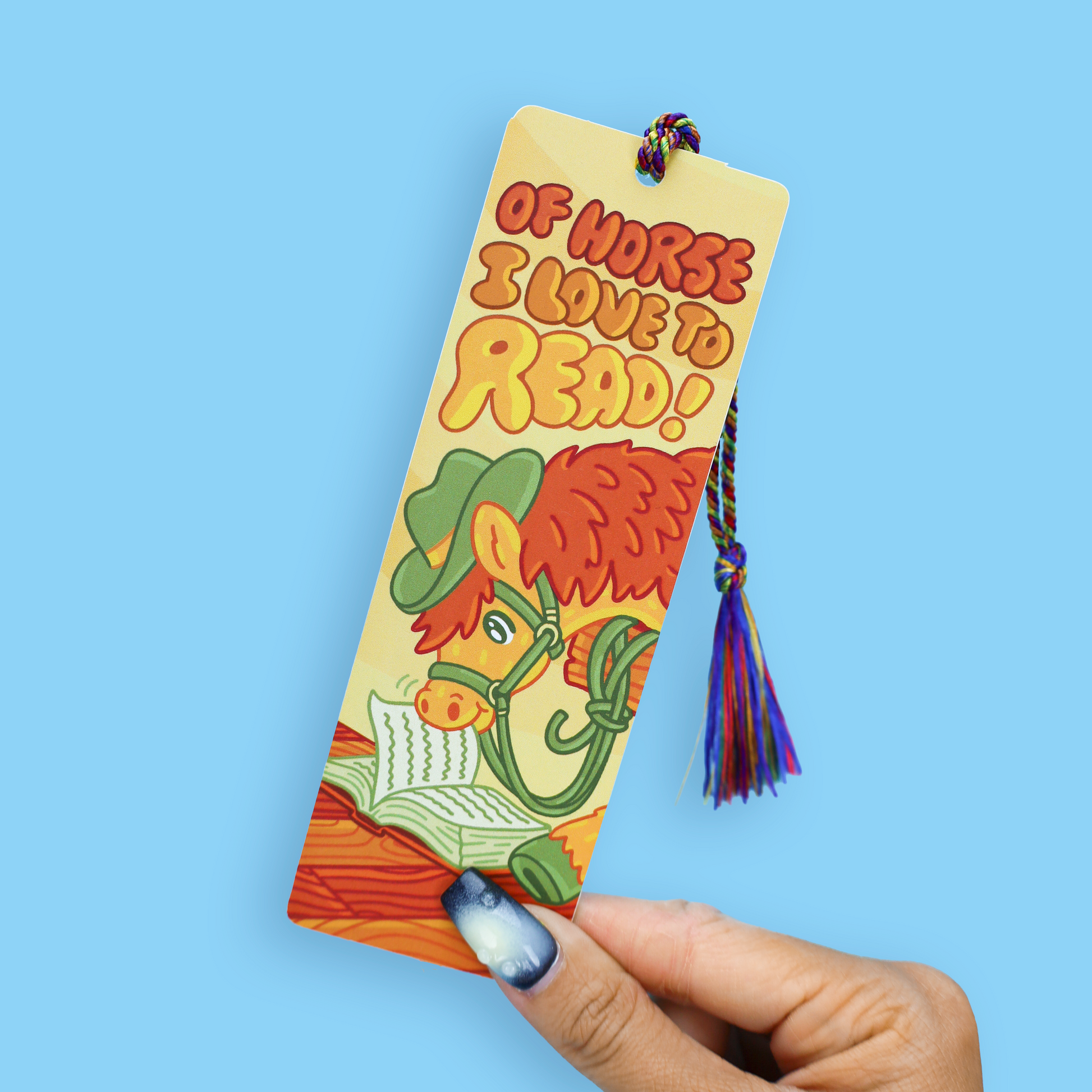 of horse i love to read bookmark