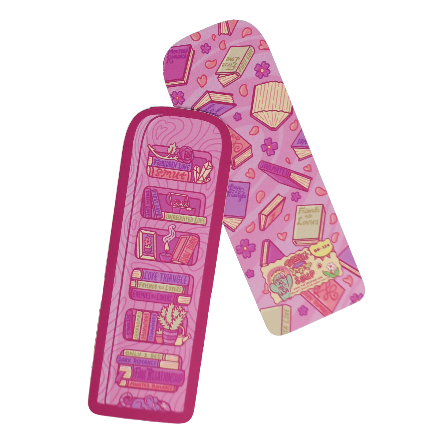 Romance Bookish Tropes Bookshelf Bookmark