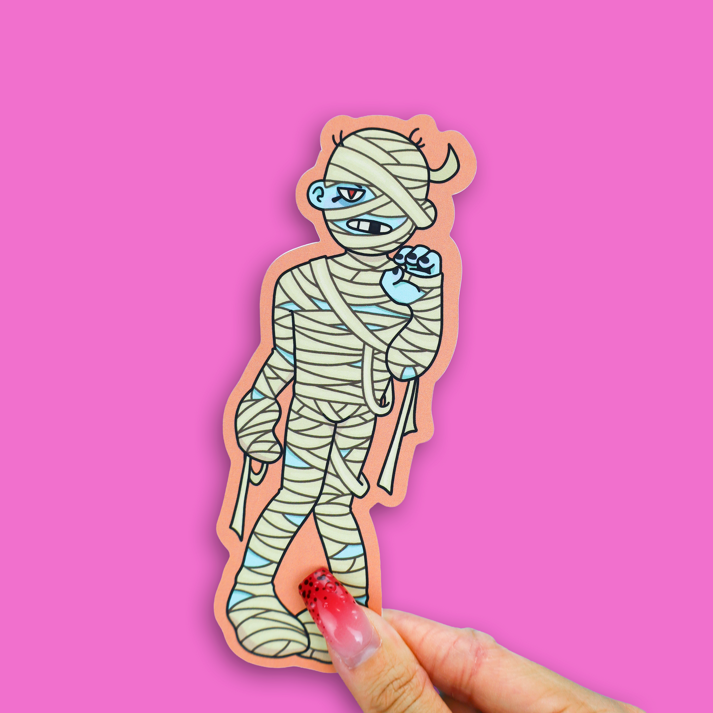 Mummy Monster Spooky Bookmark