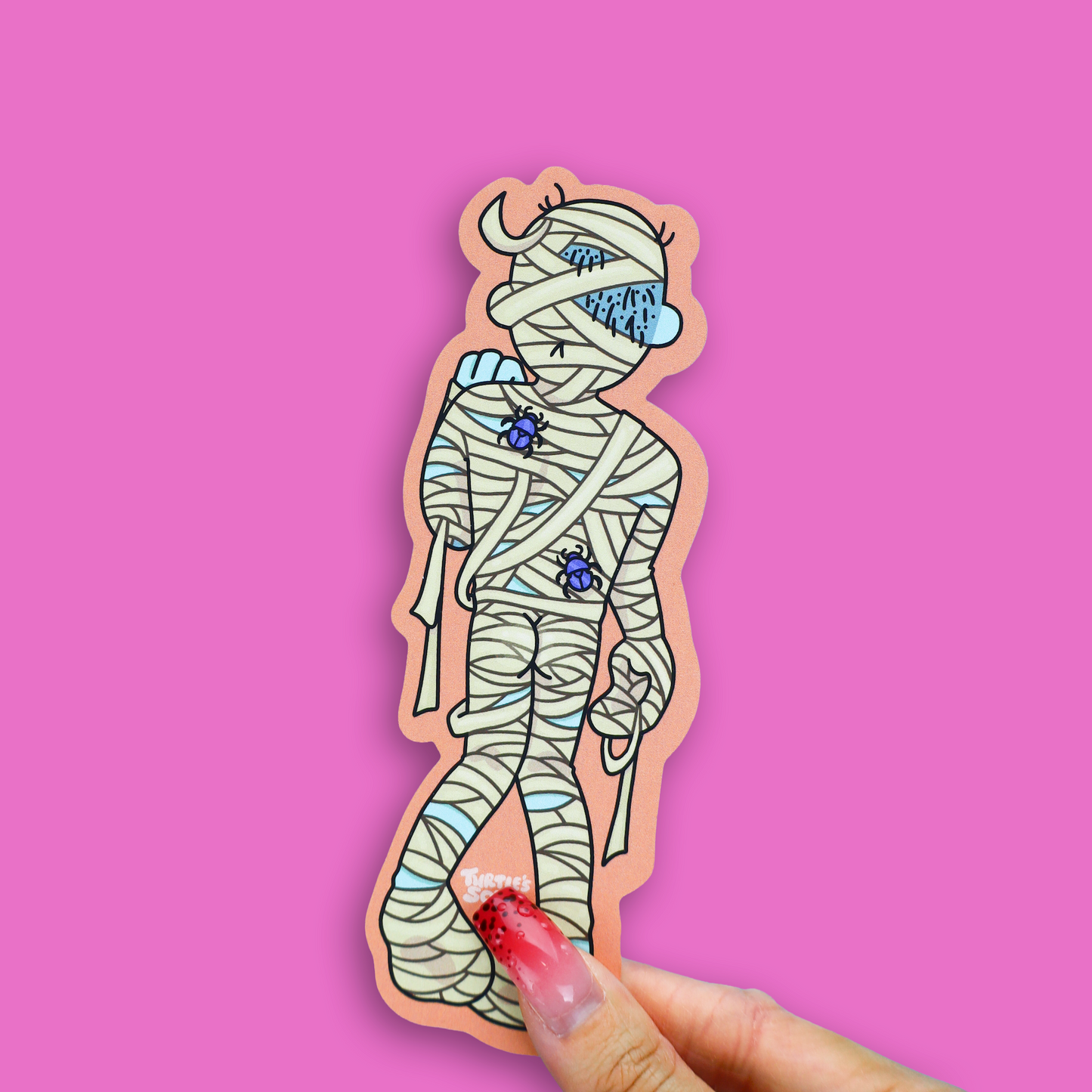 Mummy Monster Spooky Bookmark
