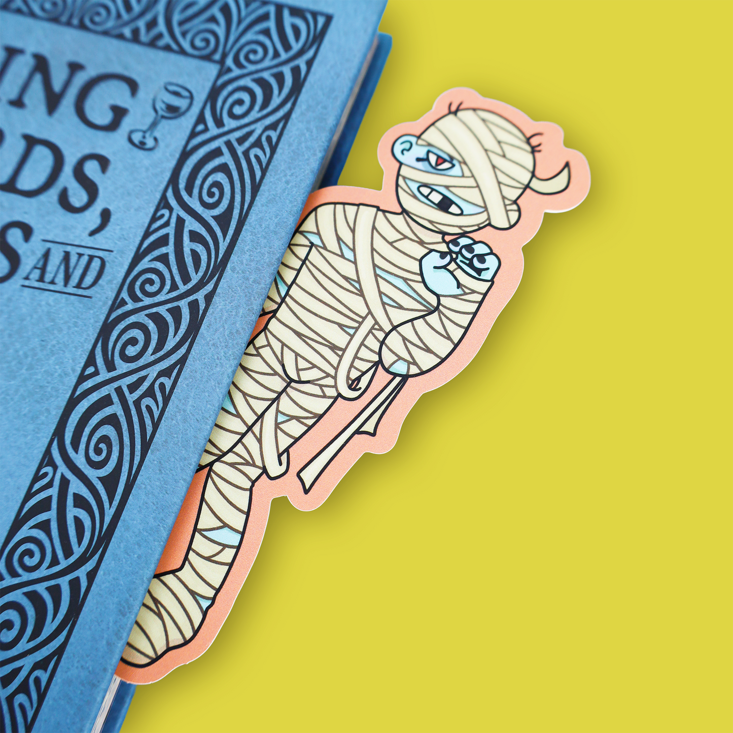 Mummy Monster Spooky Bookmark